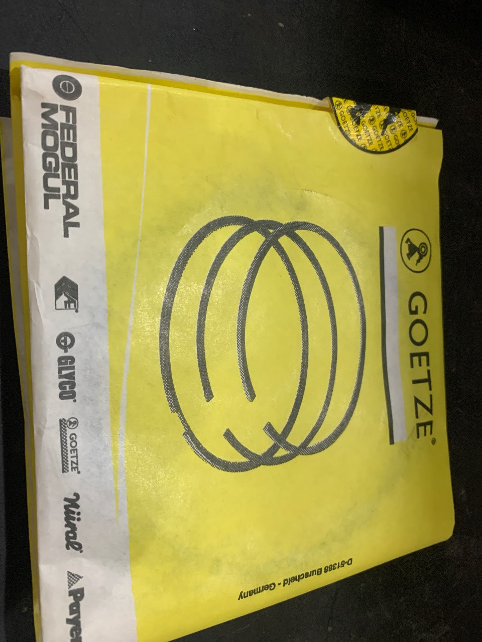 Goetze R40110-STD Piston Ring Set - 2 Cylinder Standard Bore - New