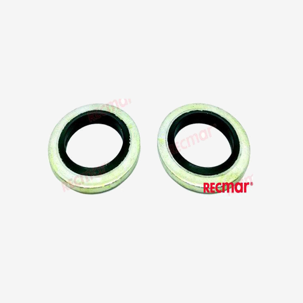 RECMAR Bonded Seal REC43400‑500450 for Yanmar Marine Engines – 2-Pack – Yachts & Diesels