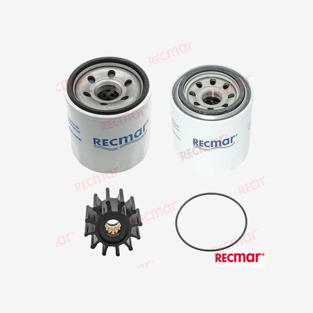 YANMAR Maintenance Kit RECSKMARINE006G for 3JH2 / 3JH2E / 3JH2T – Includes Oil Filter, Fuel Filter, Impeller, and O-Ring