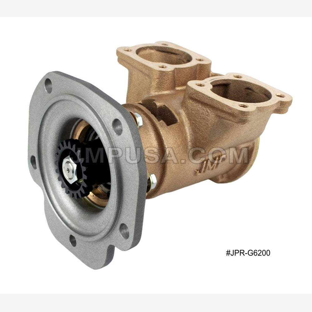 JPR-G6200 JMP Marine Raw Water Pump – Detroit Diesel Replacement with Adapter & Drive Gear | Replaces Jabsco 6980-3100