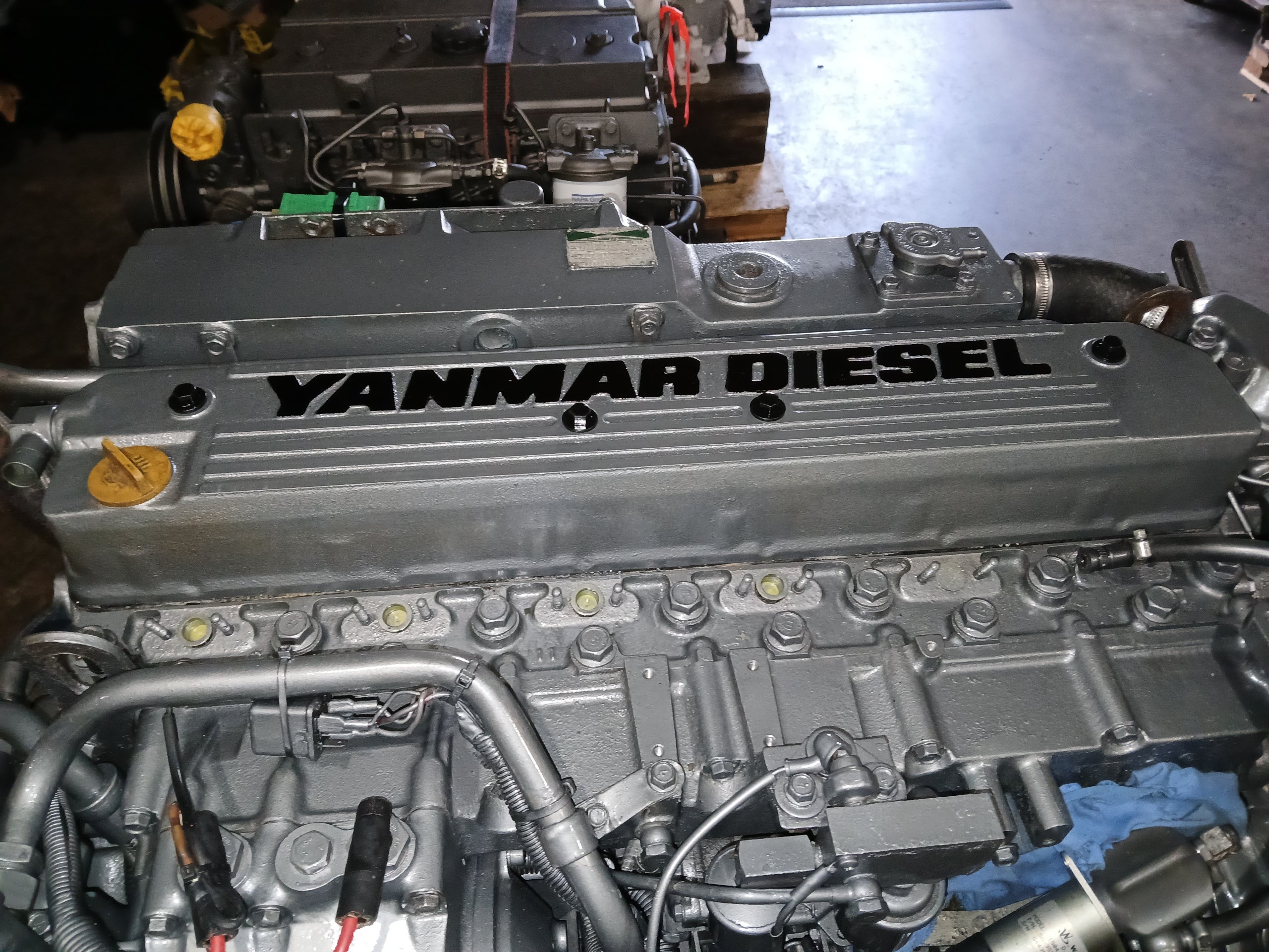 Yanmar 6LYA-STE 370Hp Low Hour Running take out