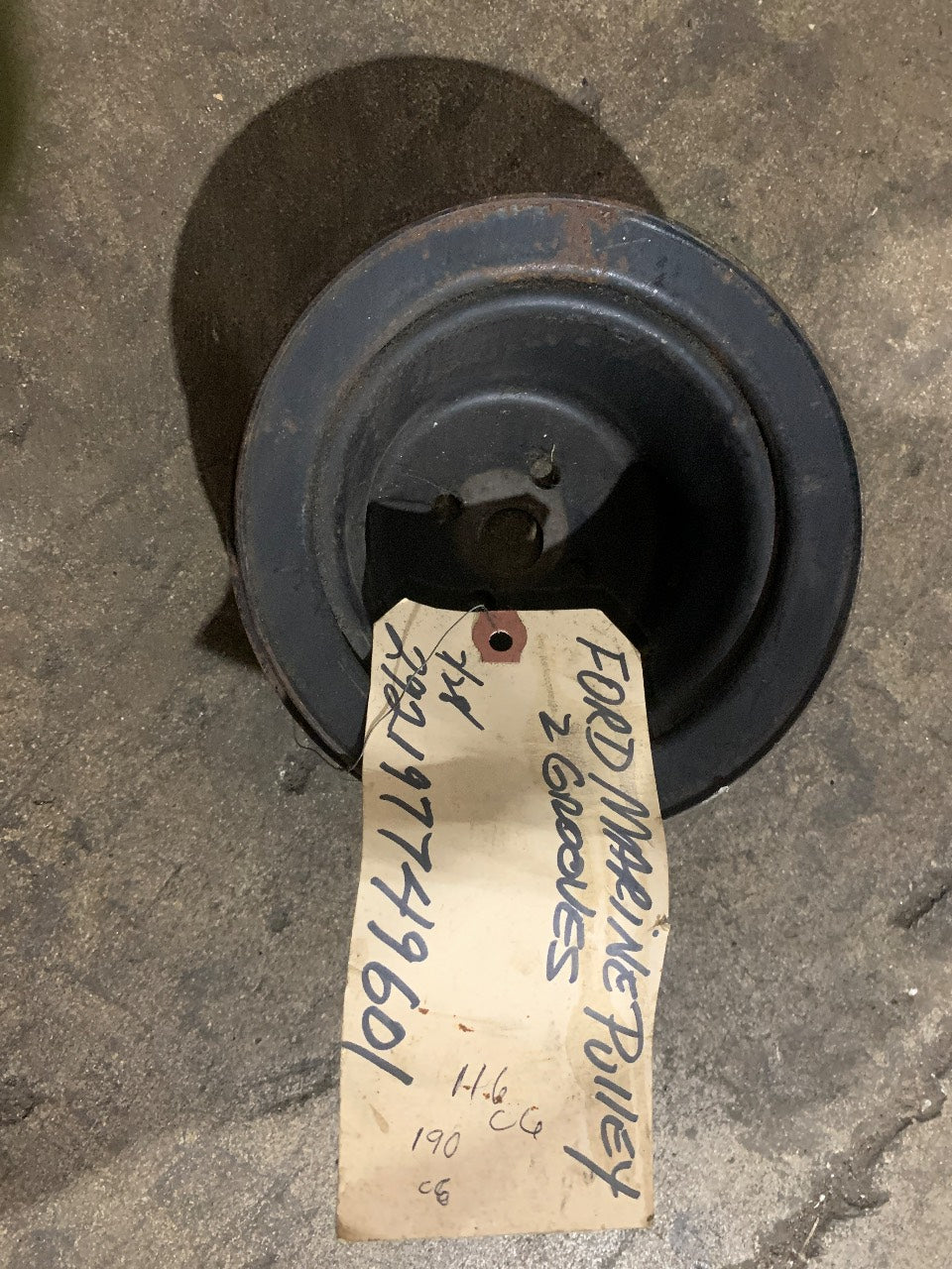 Ford Marine 1097749601 2-Groove Water Pump Pulley for H-6 / 190 CG - Used