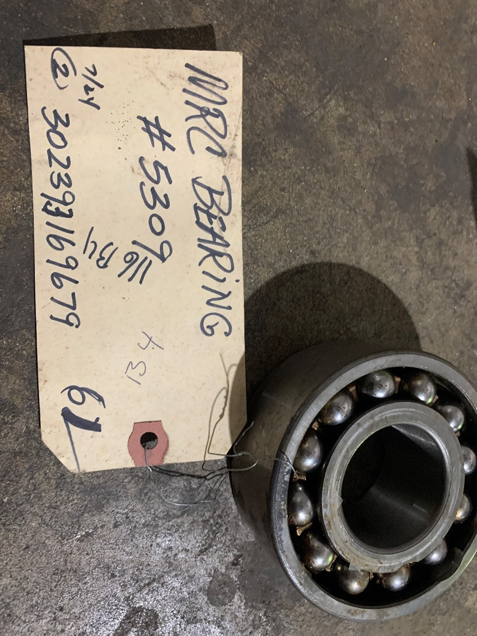 MRC 5309 Double Row Angular Contact Ball Bearing - Used