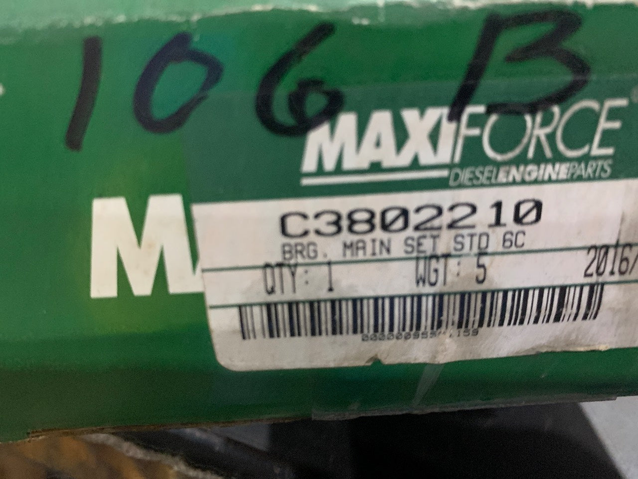 Maxiforce C3802210 Main Bearing Set STD for Cummins 6C 8.3L - New