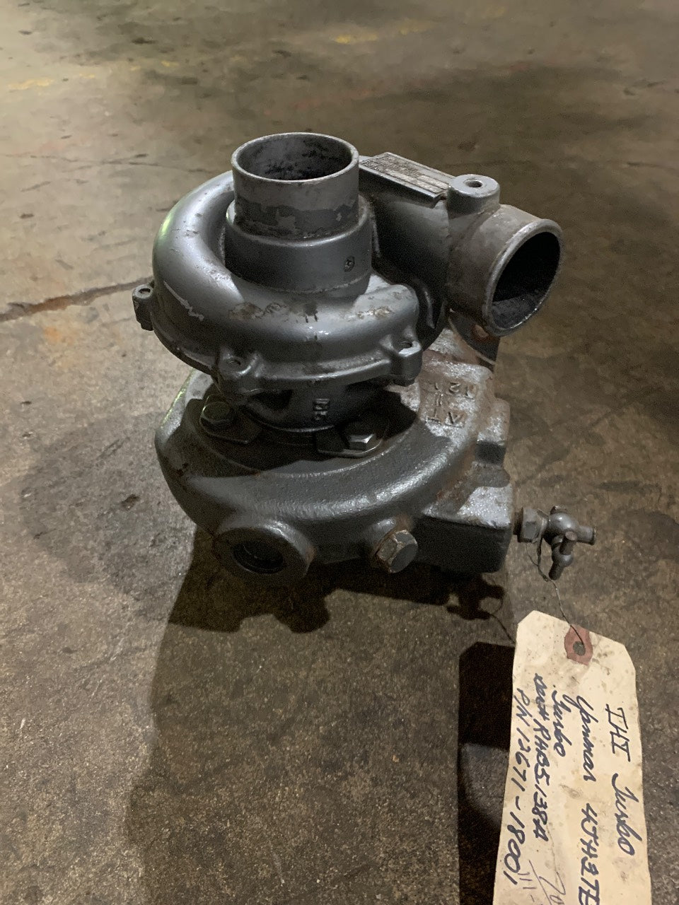 IHI RHB5 129671-18001 Marine Turbocharger for Yanmar 4JH2-TE - Used