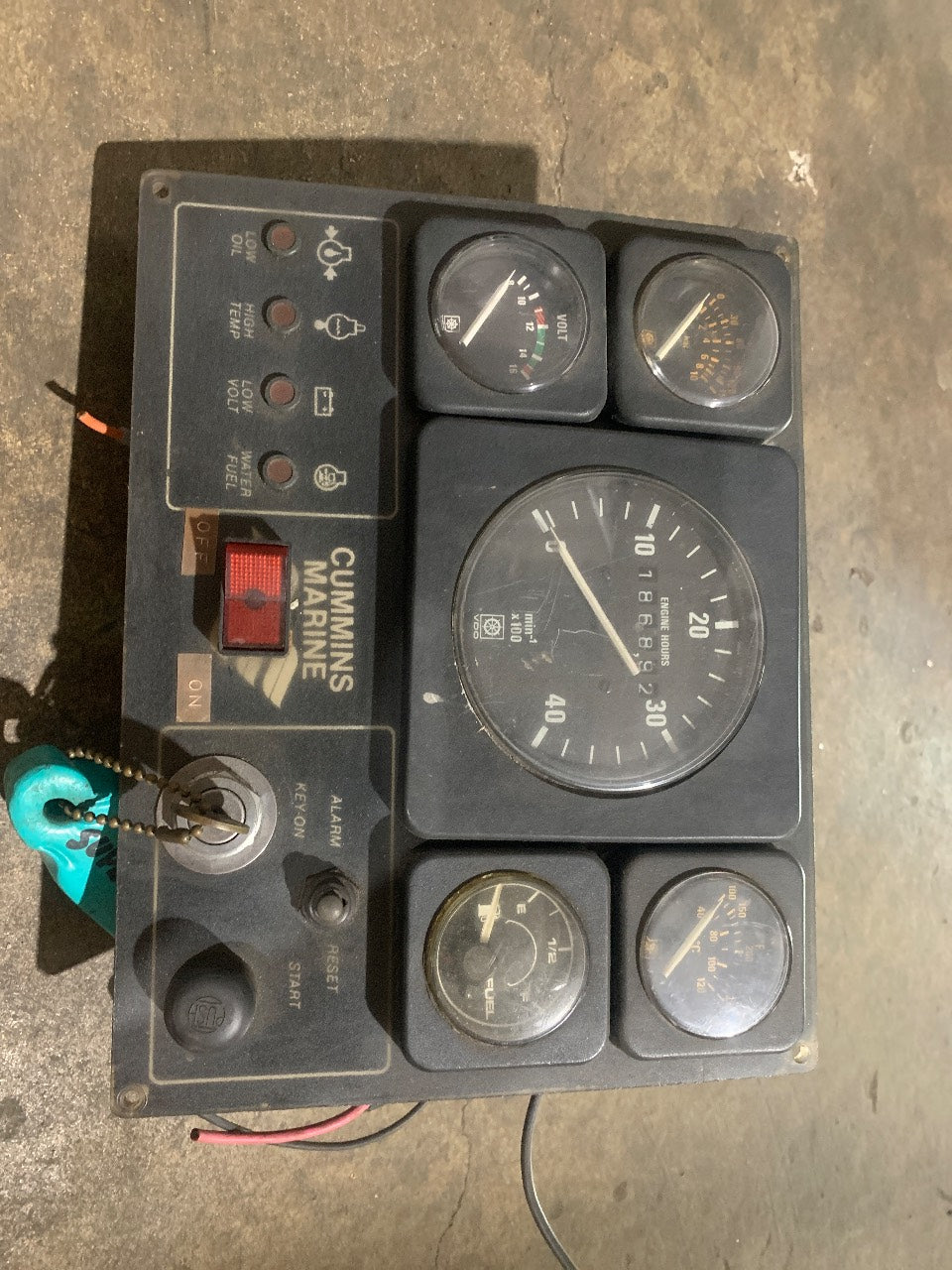 Cummins Marine Analog Instrument Panel Gauge Cluster for 6BT / 6BTA Diesel - Used