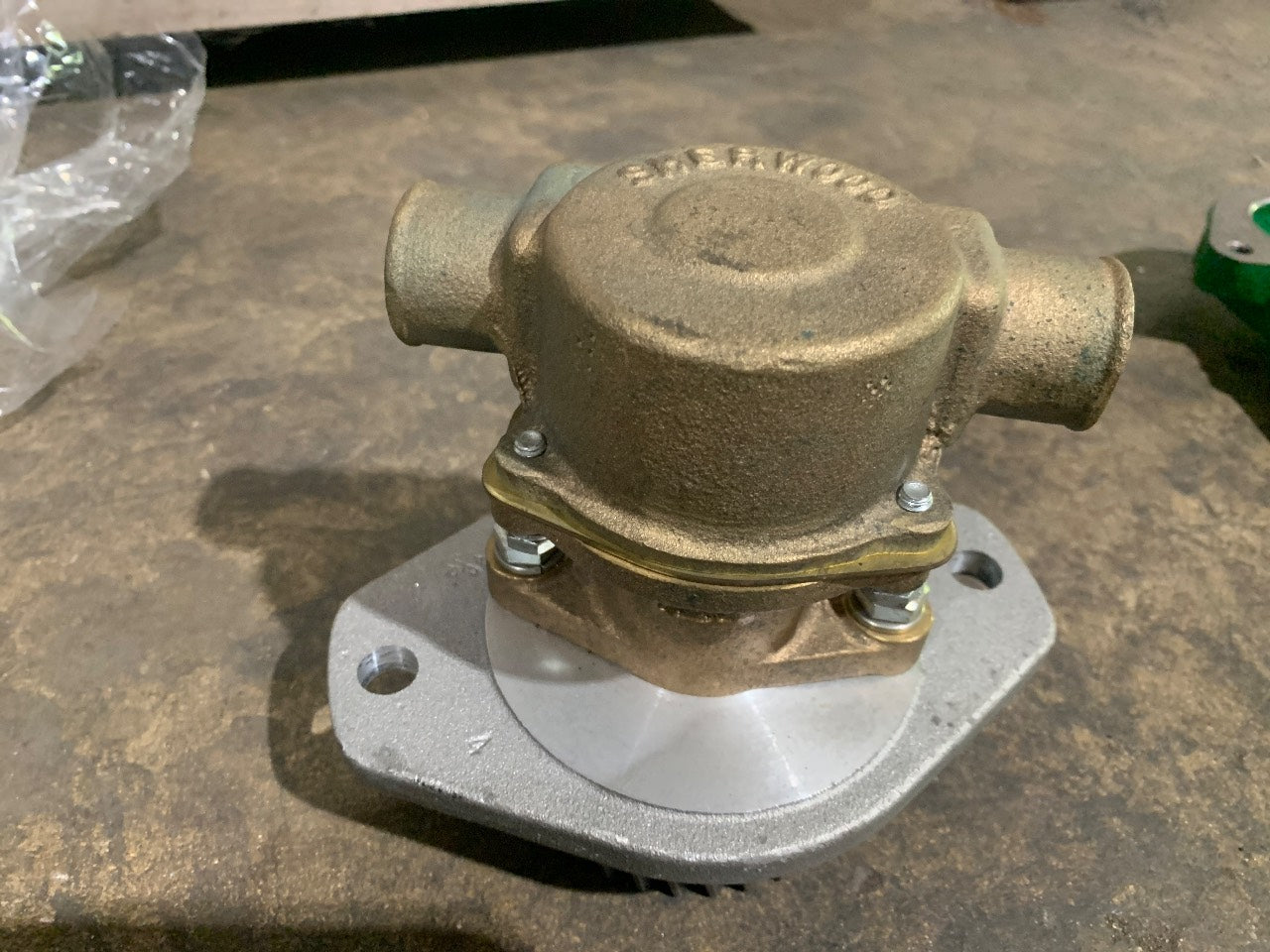 Sherwood M71 Raw Water Pump with Cummins 3967612 Gear for Cummins 4B/6B - Used