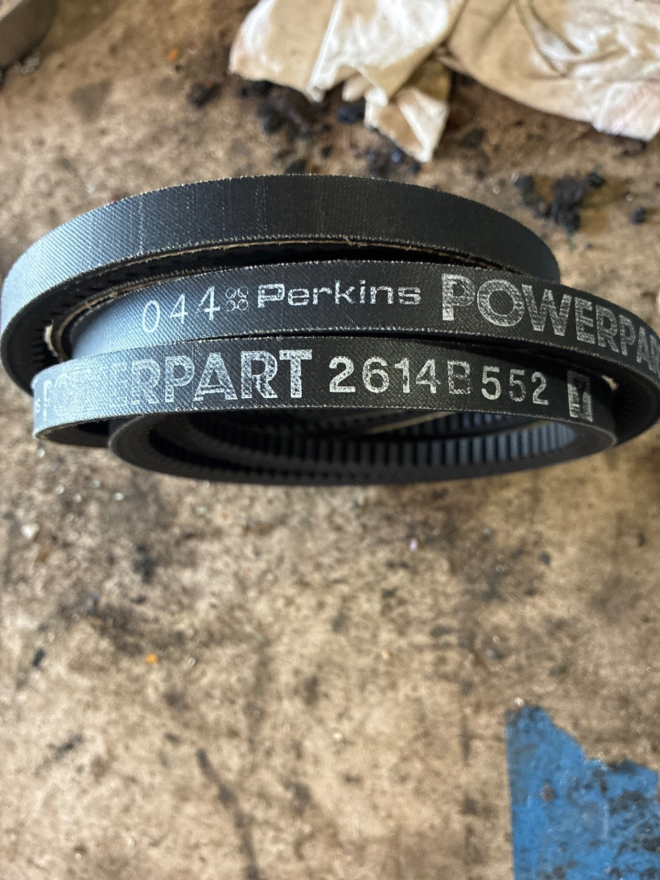 Perkins 2614B552 Powerpart Cogged V-Belt - New