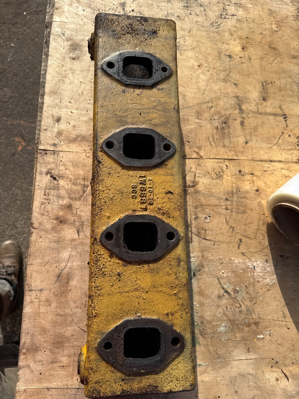 Caterpillar 1W6631 Exhaust Manifold Section for CAT 3208 - Used