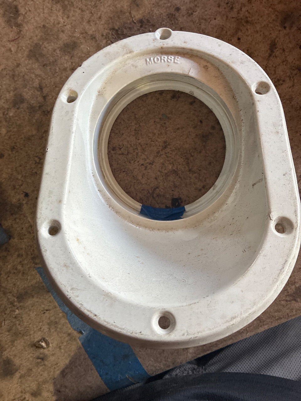 Morse Marine Deck Vent / Cowl Base Housing - Used
