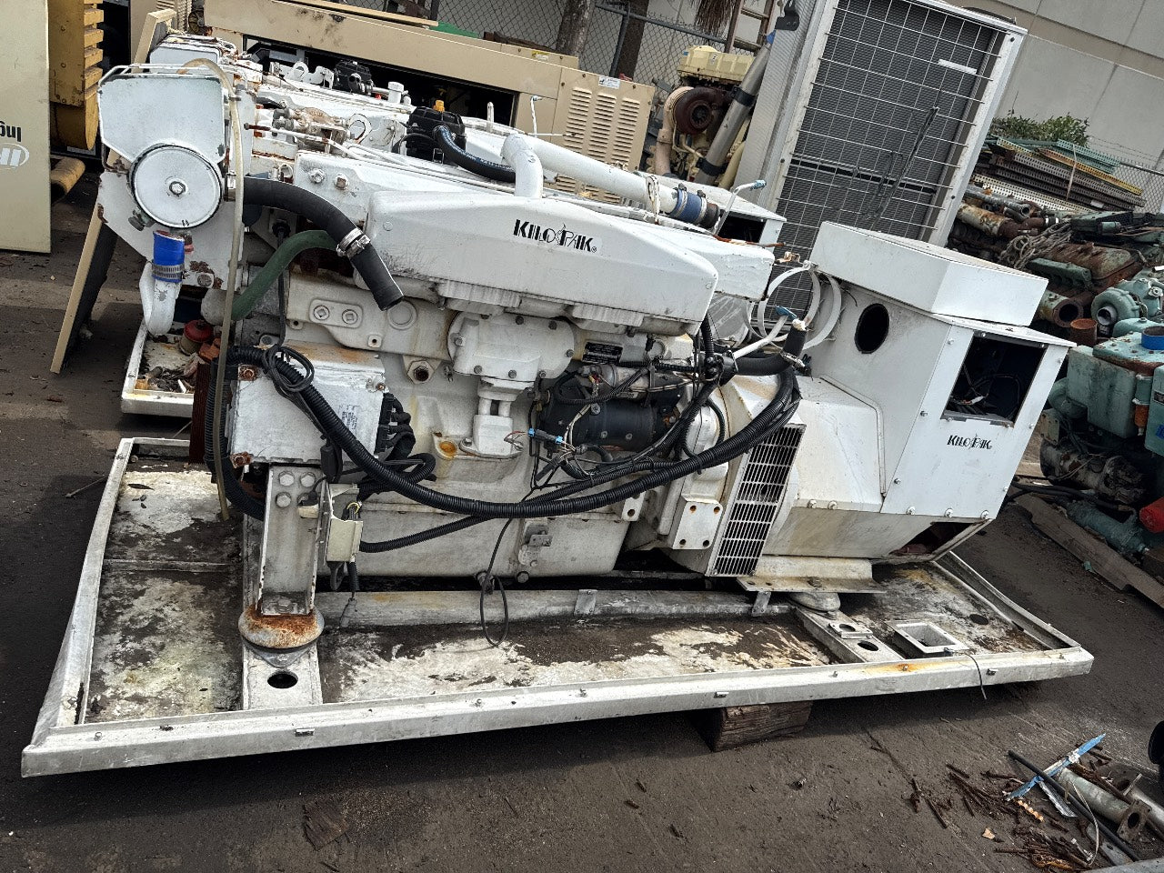 KiloPak 1255HKPHE83AL 125 kW John Deere Marine Diesel Generator - Used