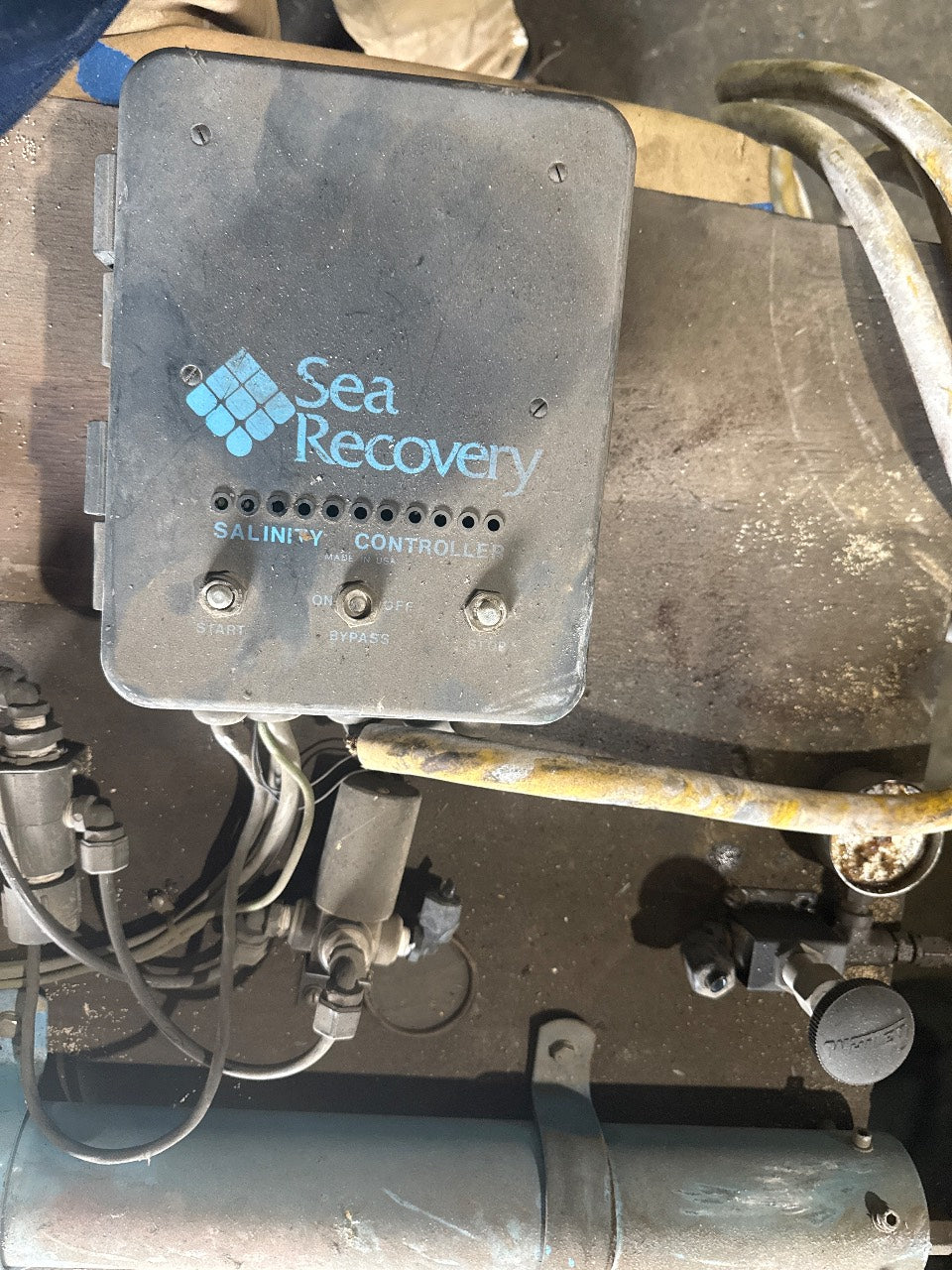 Sea Recovery Marine Watermaker System with Salinity Controller, RO Membrane Vessel, Pre-Filter & High-Pressure Regulator - Used