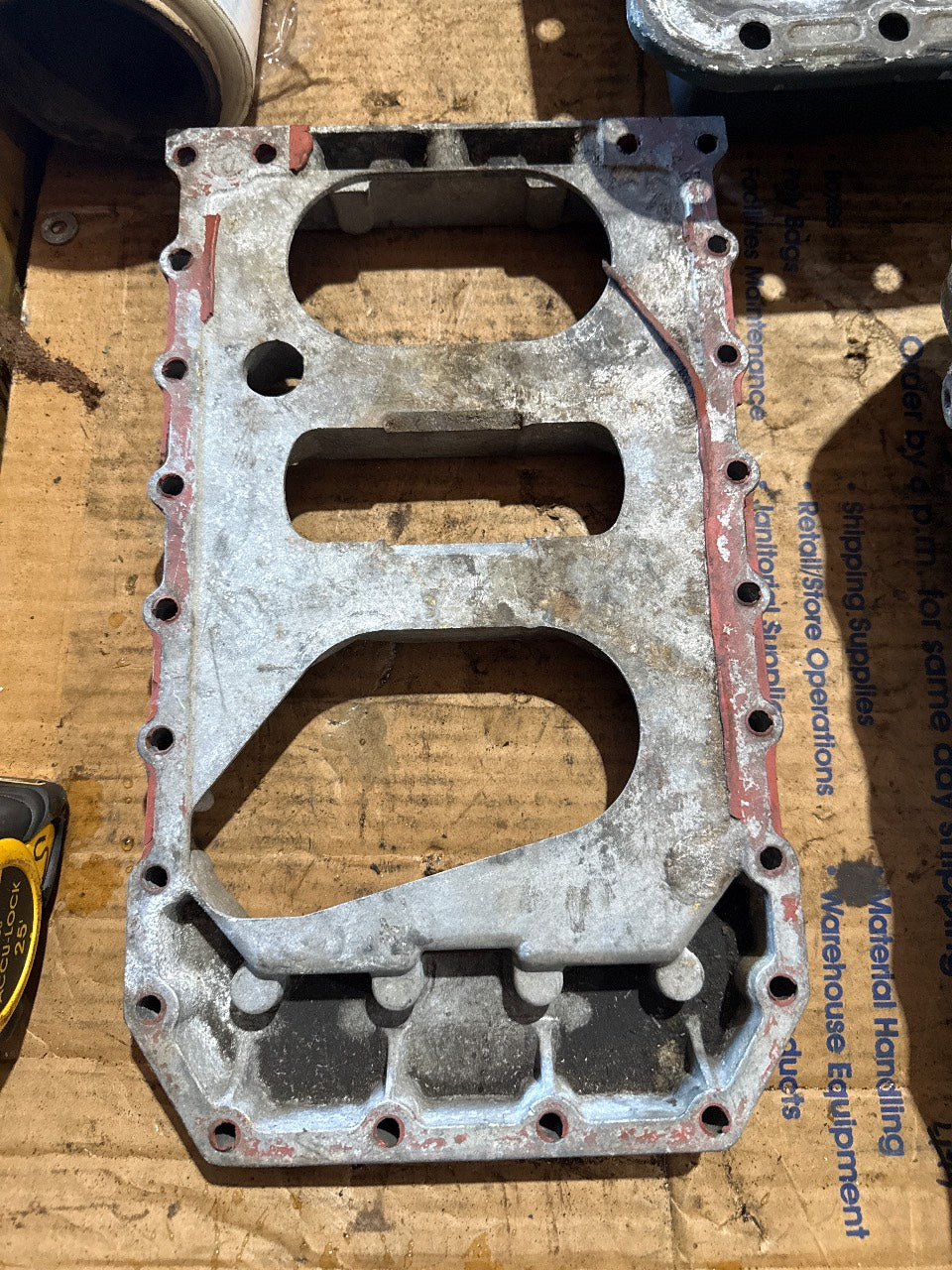 Yanmar 3-Cylinder Oil Pan Spacer / Intermediate Housing for 3TN75 3TNV82 - Used