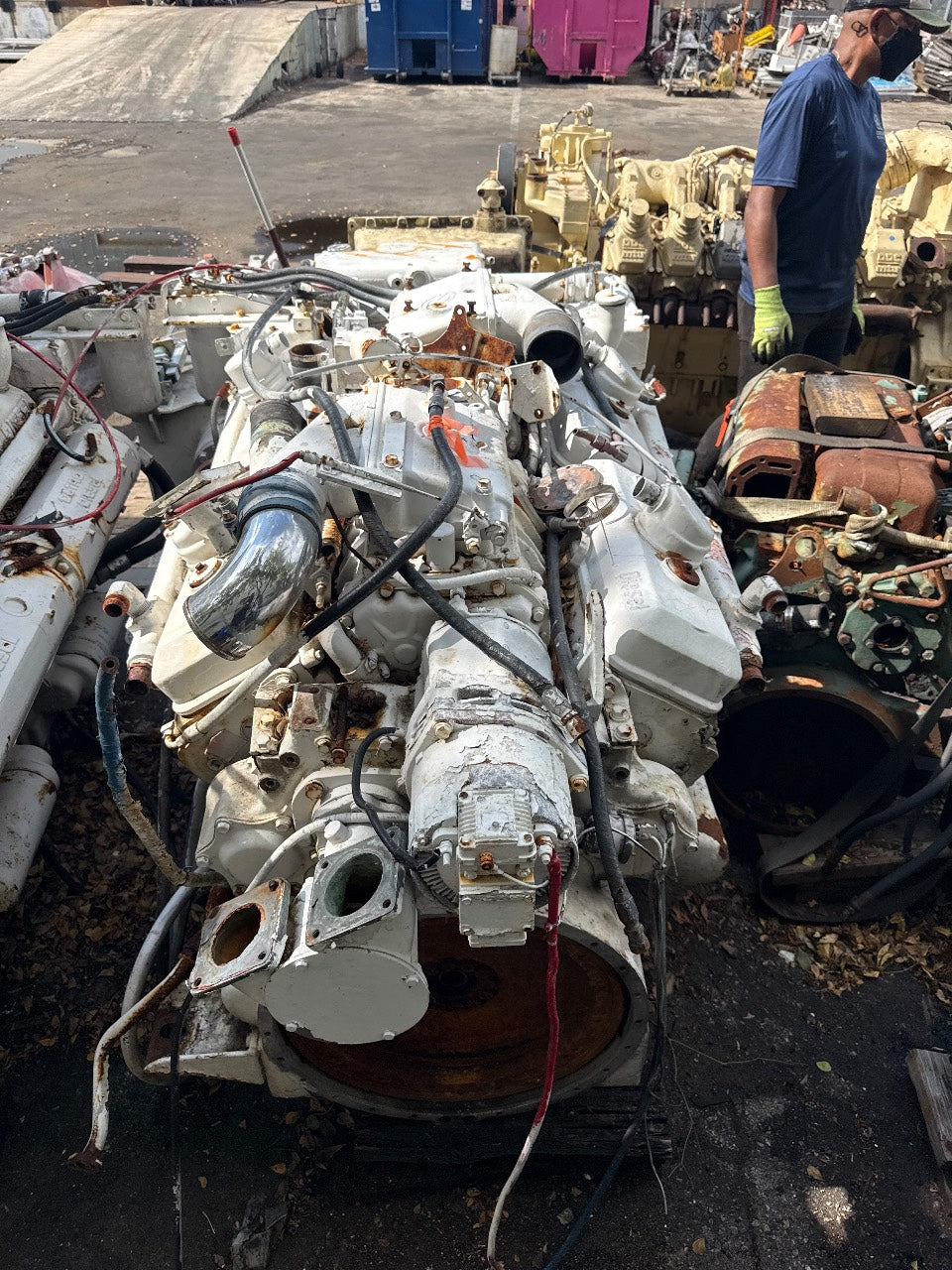 Detroit Diesel 8.2L V8 Marine Diesel Engine - Used Take-Out Core