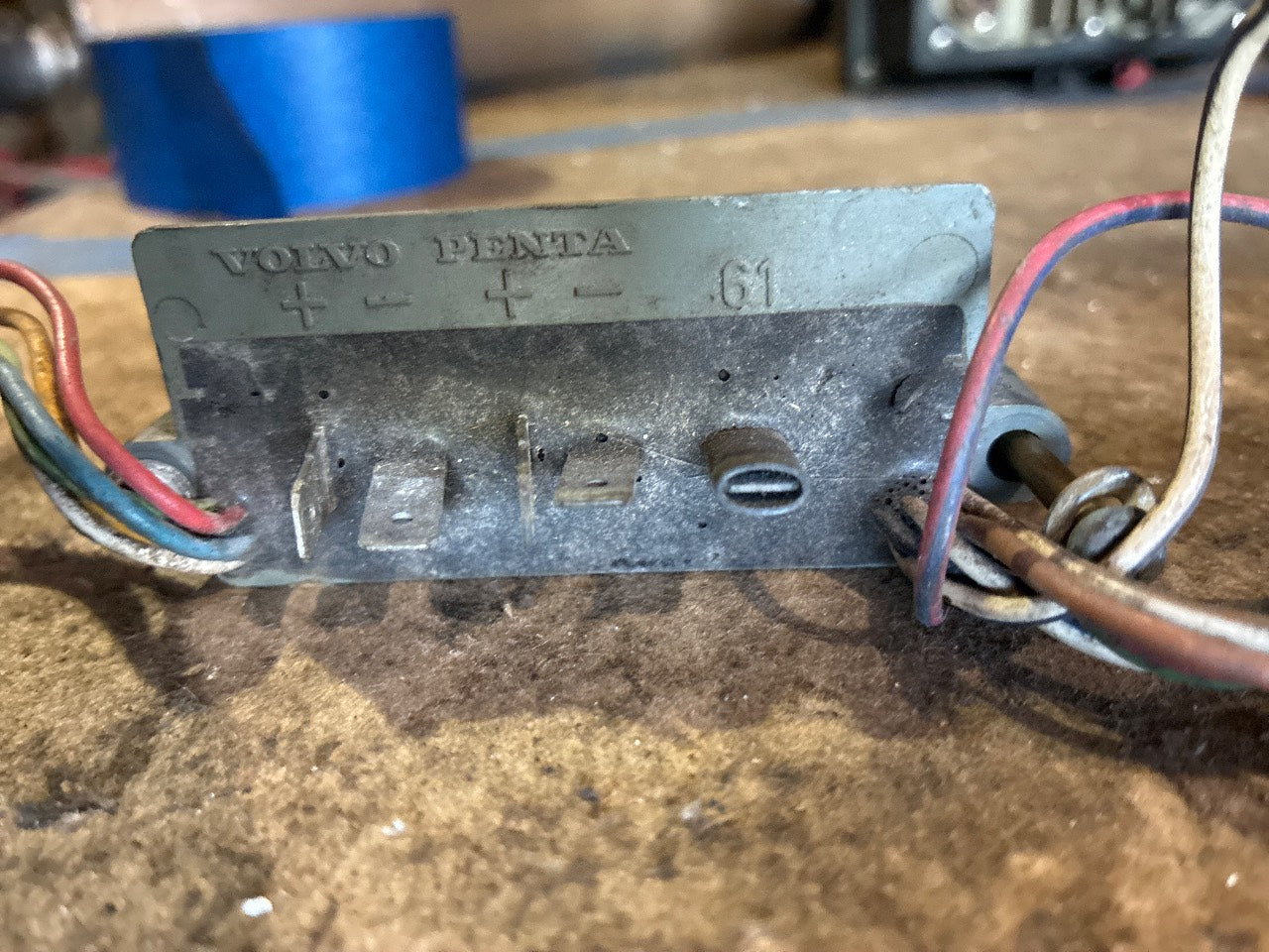 Volvo Penta 873737 Alarm Indicator Lamp Unit 12V VDO - Used
