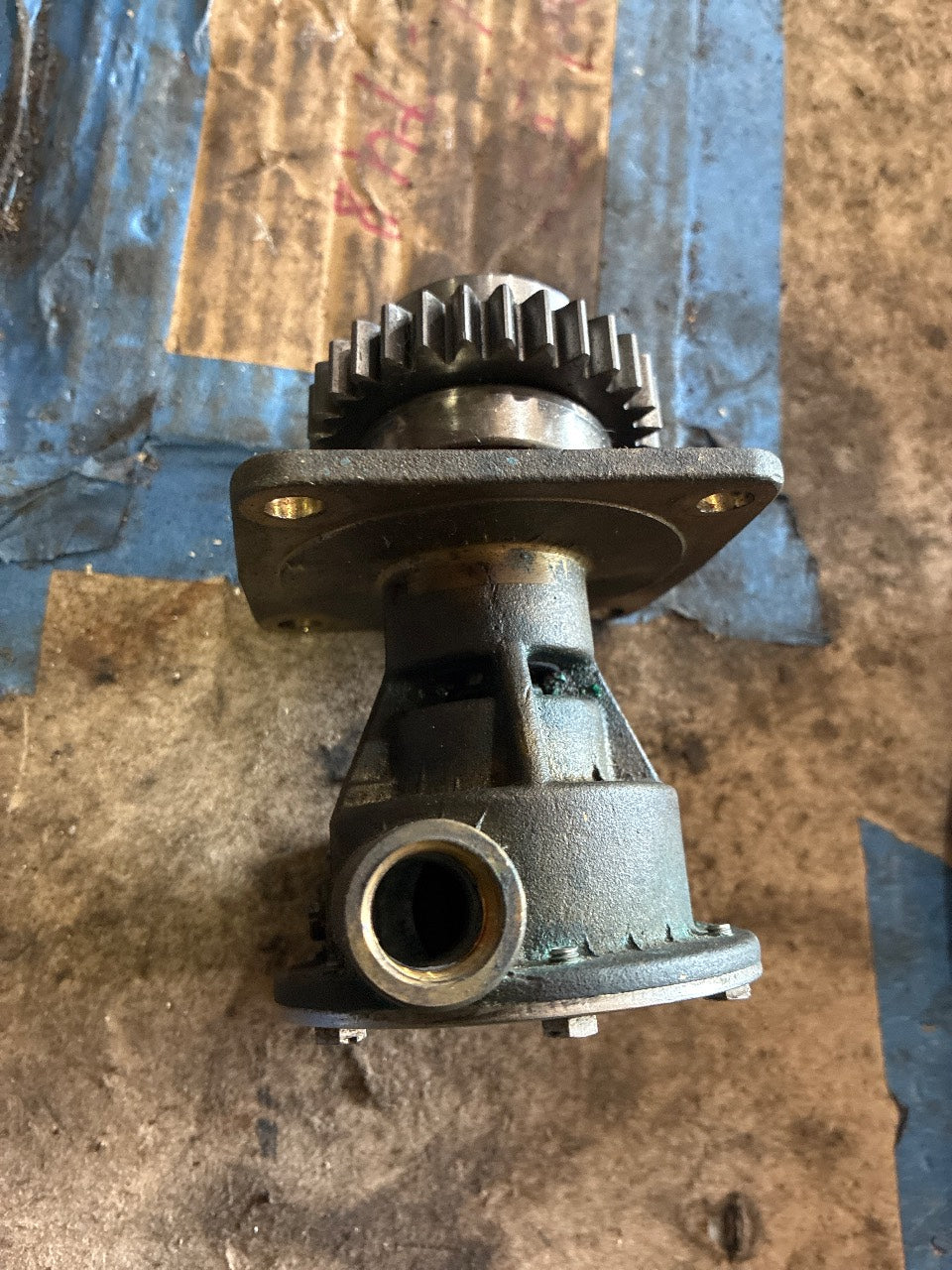 Westerbeke 048080 Raw Water Pump - Gear Driven Seawater Pump - Used