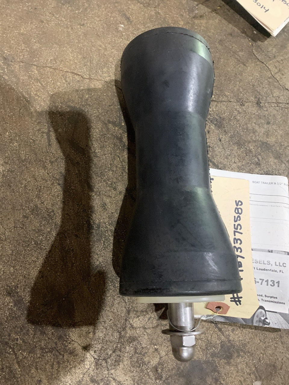 8-1/2" Rubber Replacement Keel Roller for Boat Trailer - Used