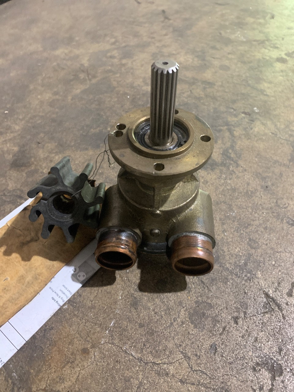 Johnson Pump F7B-9 Bronze Raw Water Impeller Pump - Used
