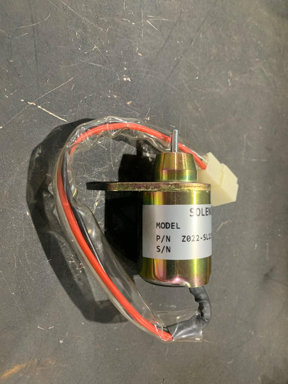 Yanmar 119653-77950 12V Fuel Shut Off Solenoid for 3TNE/3TNV & John Deere - New