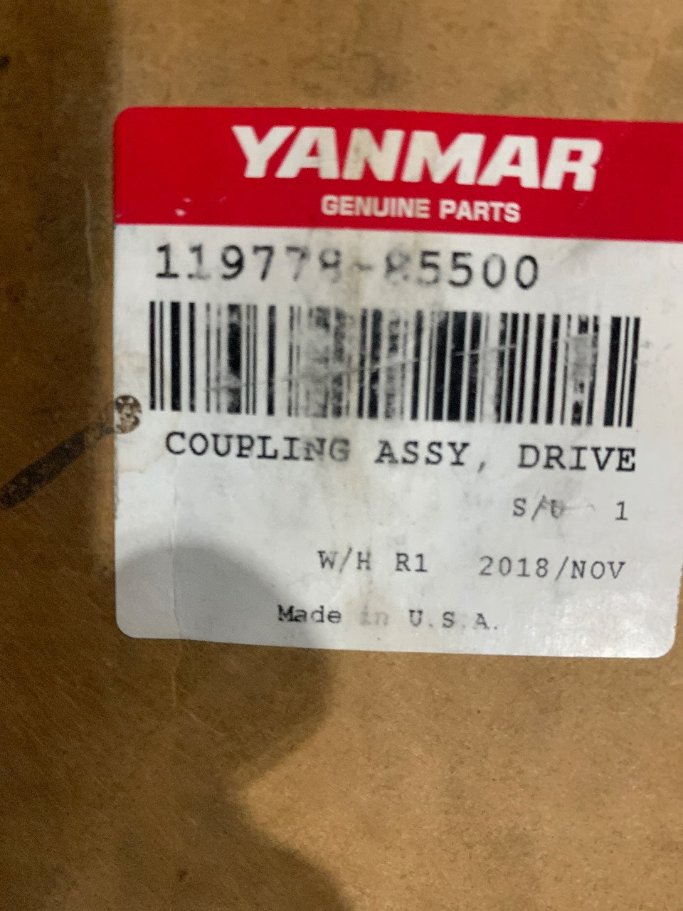 Yanmar 119779-85500 Drive Coupling Assembly for 6LP / 6LPA-STP Marine Diesel