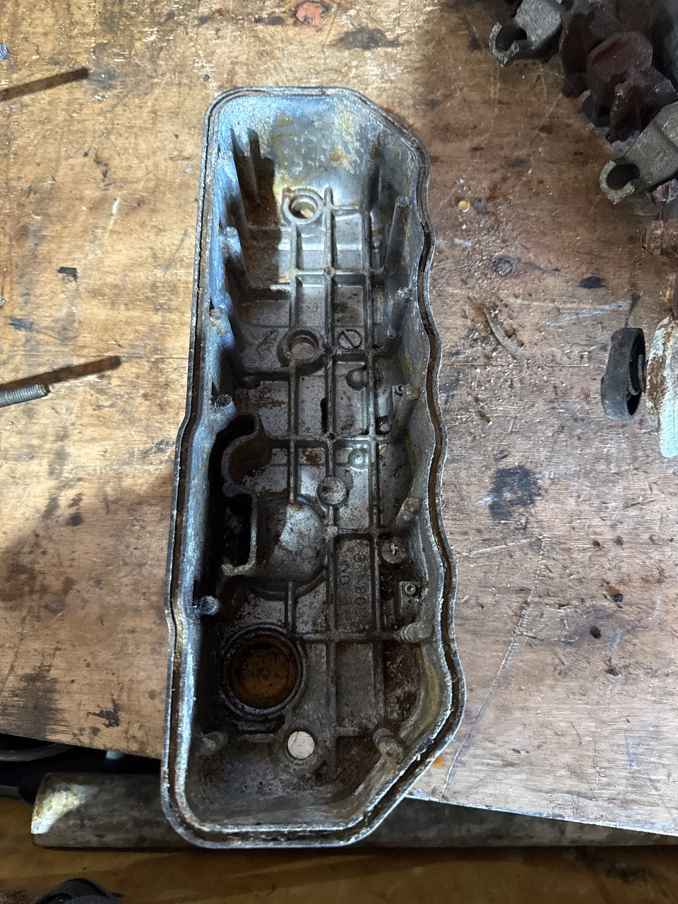 Yanmar 3JH2TE-A Valve Cover / Rocker Cover for 3JH Marine Diesel - Used