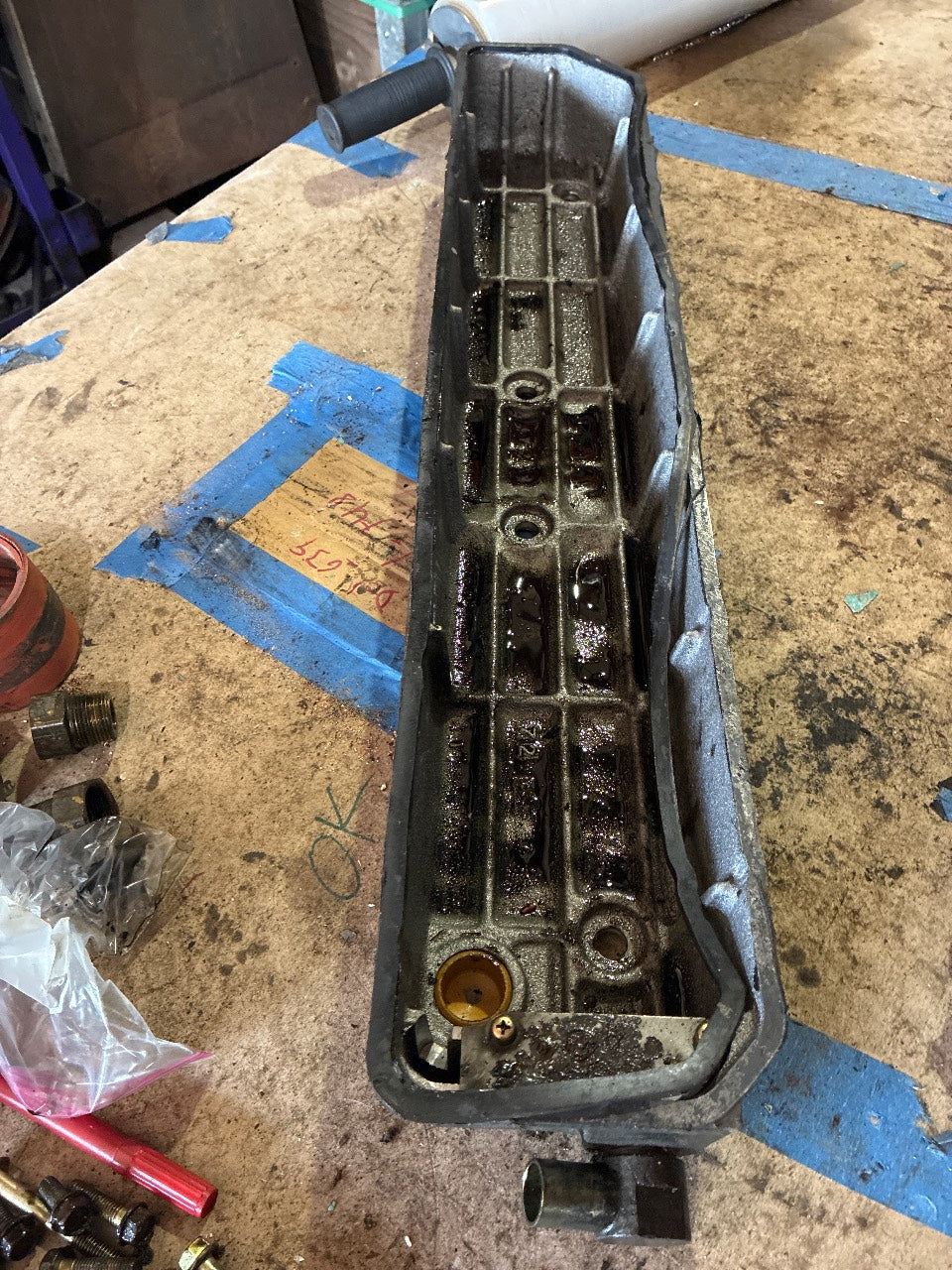 Yanmar Diesel Valve / Rocker Cover for 6-Cylinder Marine Diesel Engine - Used