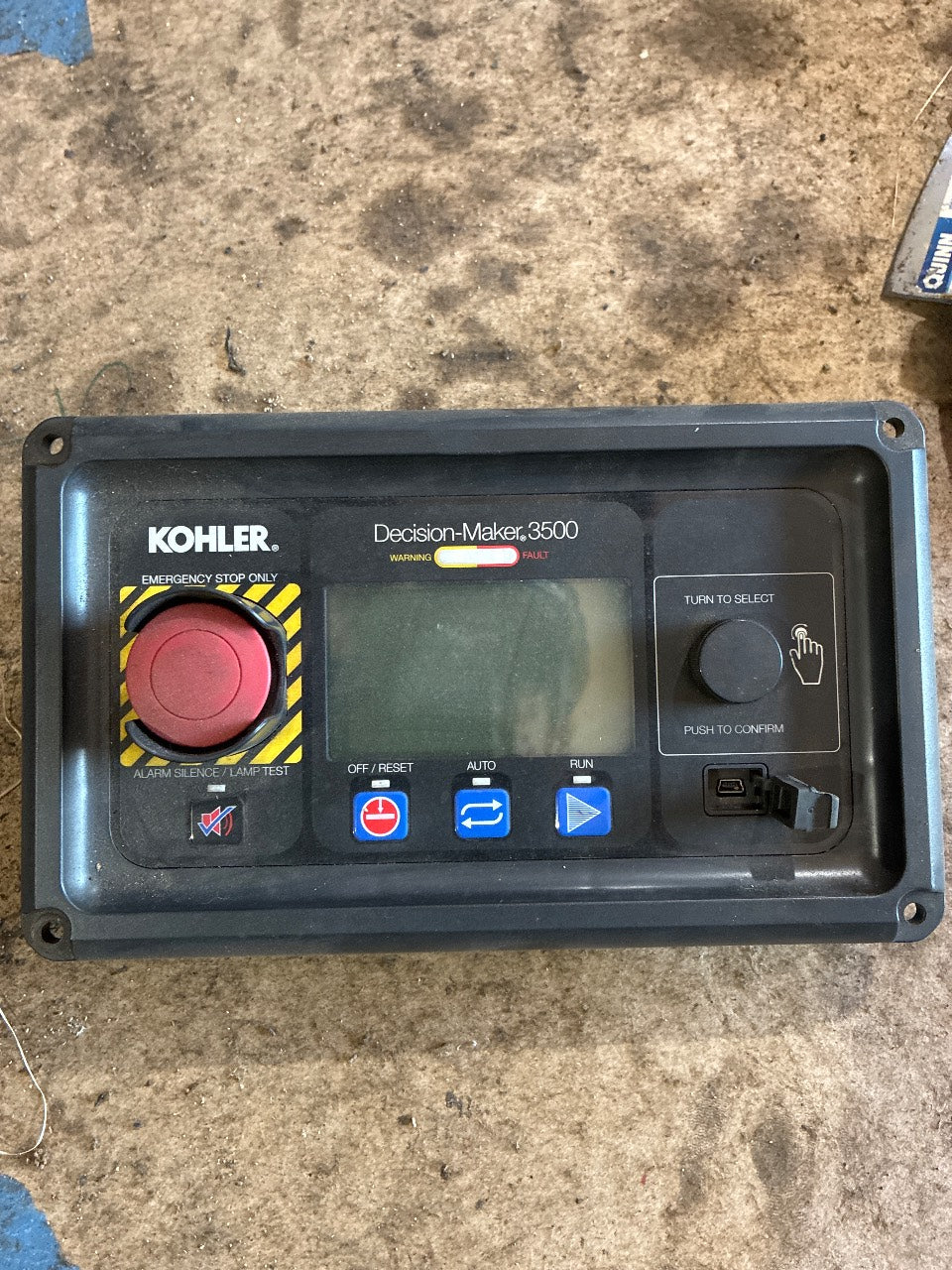 Kohler GM87808-1 Decision-Maker 3500 Generator Controller with E-Stop - Used
