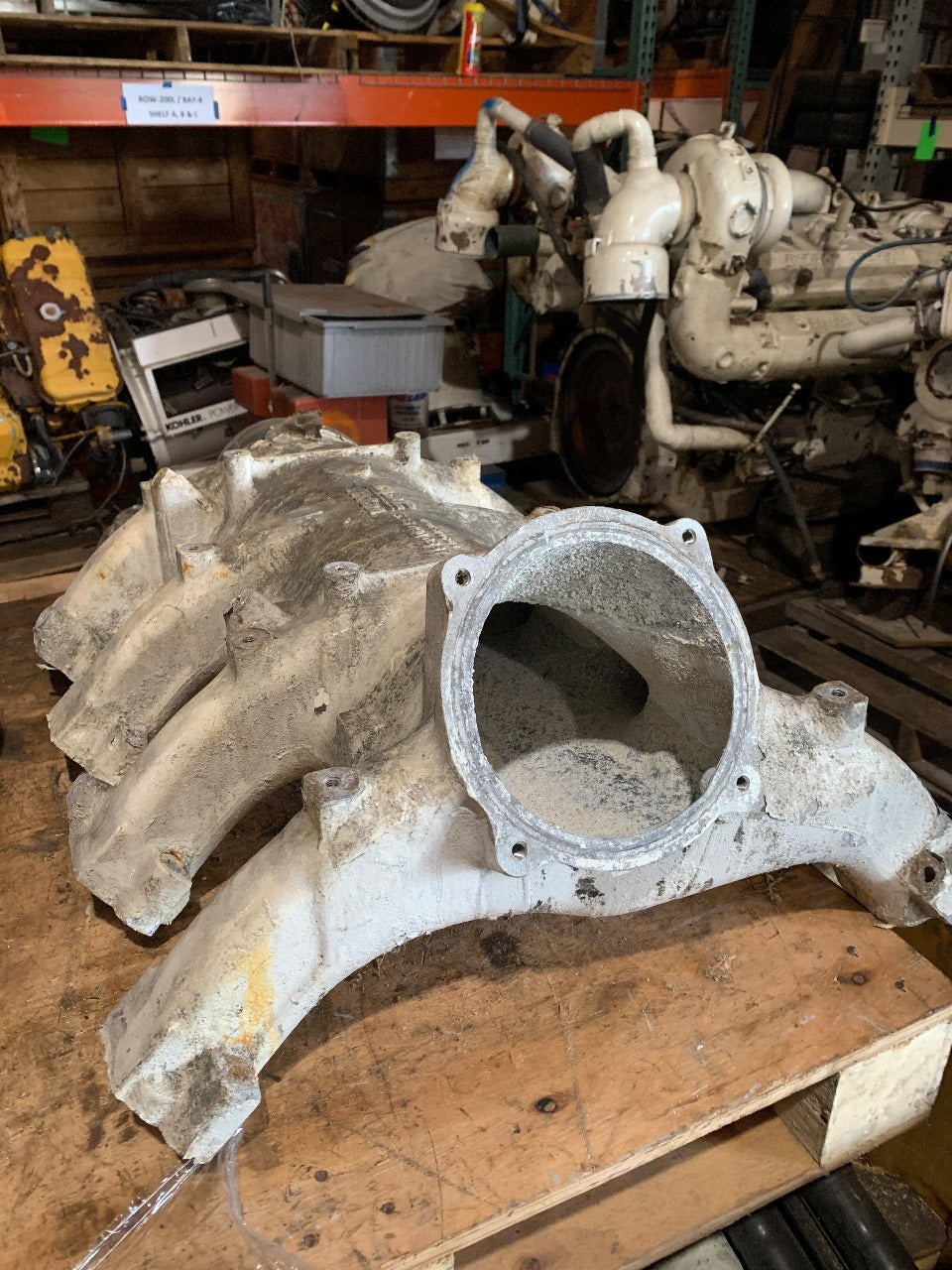 Detroit Diesel / MTU Air Intake Manifold for Series 2000 Marine Engine - Used