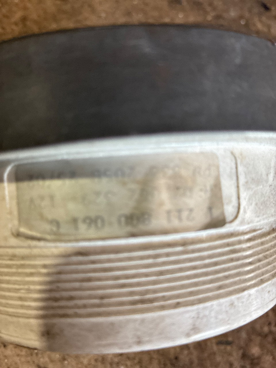 VDO 1.211.900.061 Cockpit 4,000 RPM Tachometer with Hourmeter 12V - Used