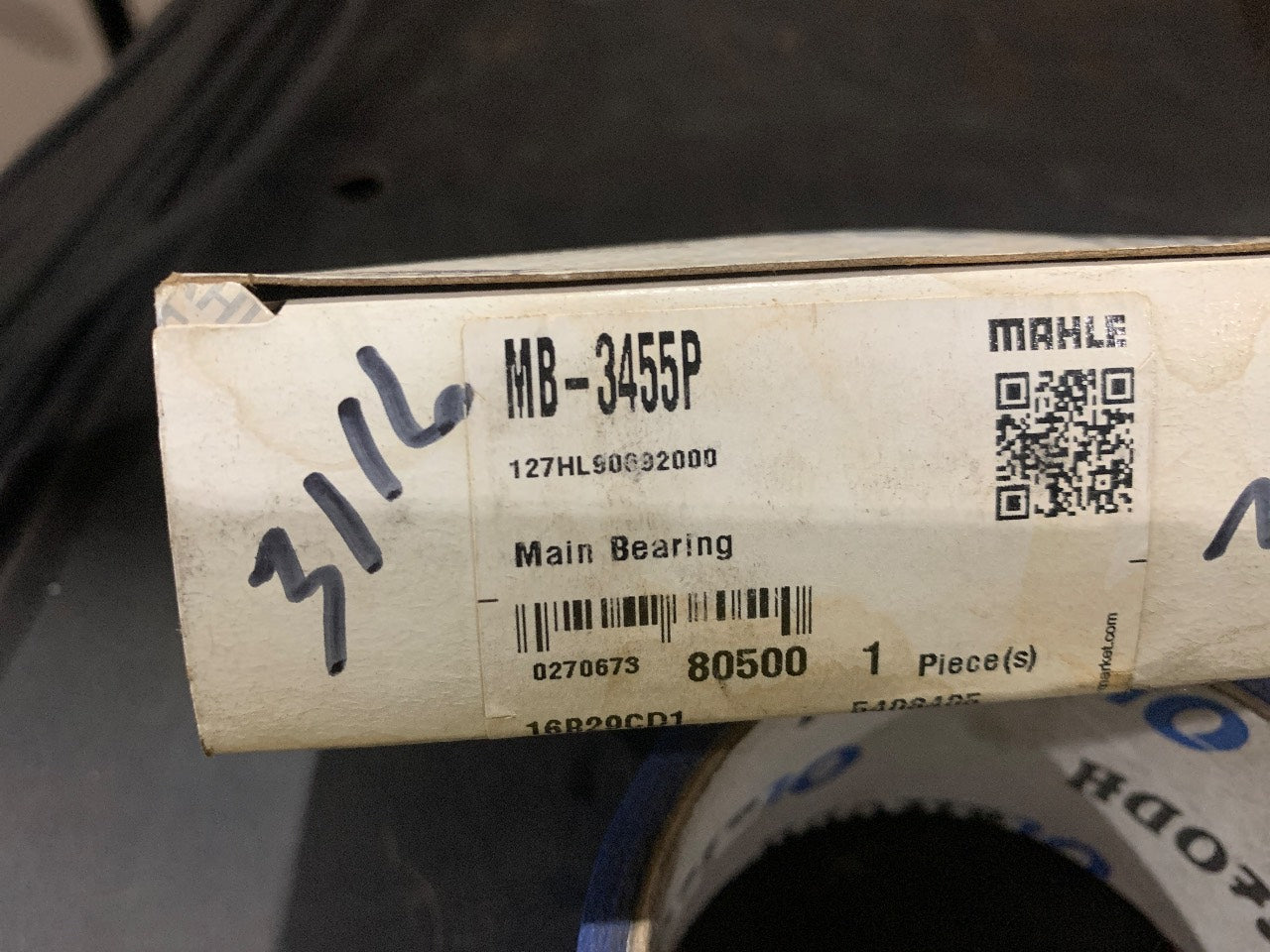Mahle MB-3455P Main Bearing Set for Caterpillar 3116 - New