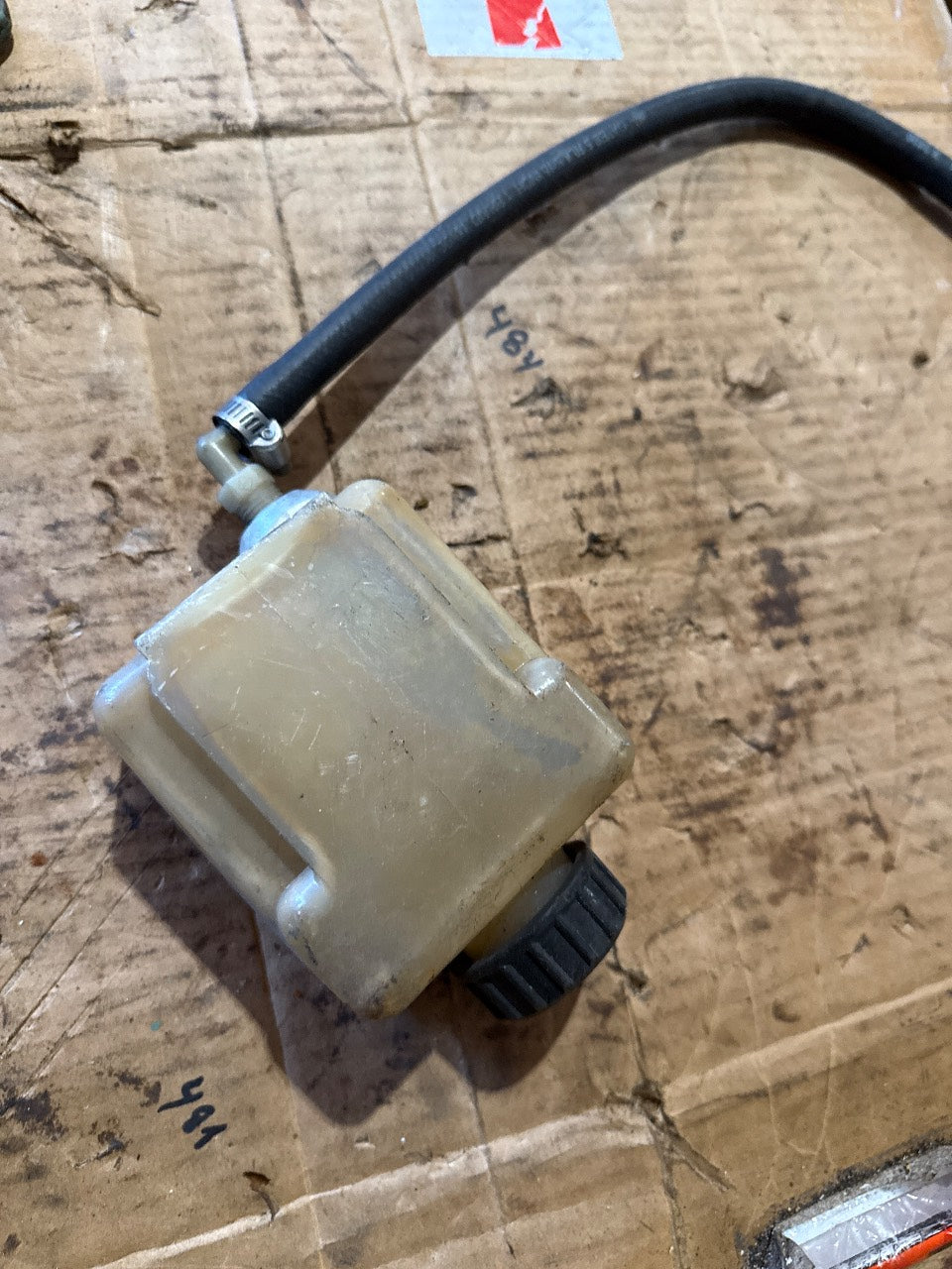 MerCruiser Bravo Gear Lube Monitor Reservoir Bottle with Hose - Used