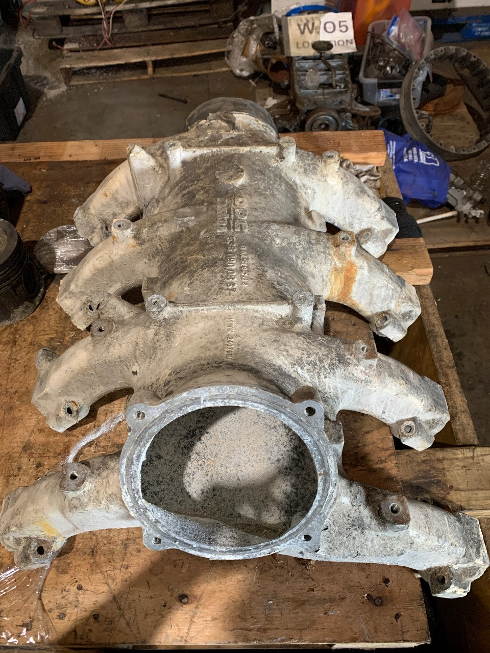 Detroit Diesel / MTU Air Intake Manifold for Series 2000 Marine Engine - Used
