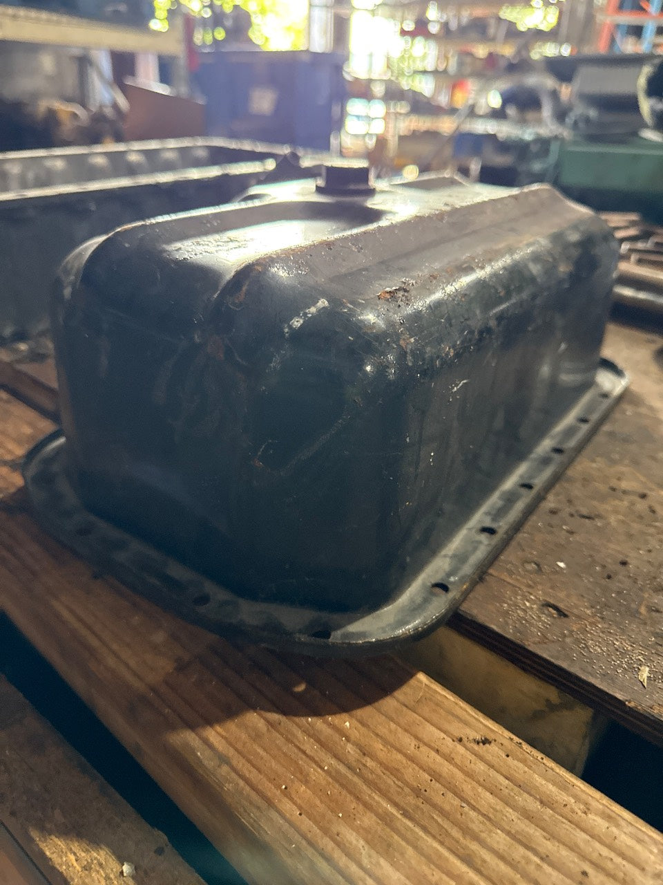 Isuzu 8-97045398-1 Engine Oil Pan for 4HK1 - Used