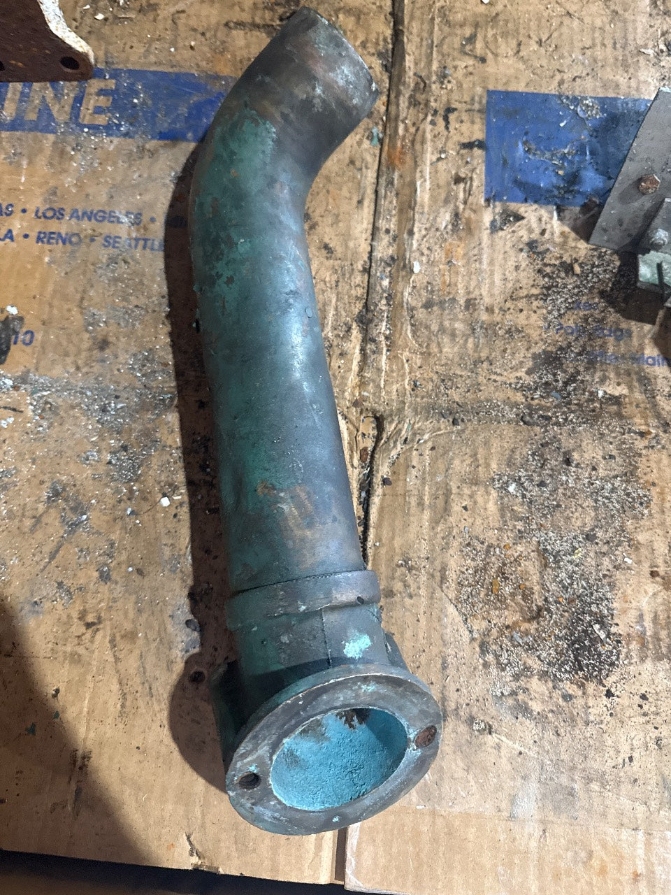 Volvo Penta 838693 Turbo Aftercooler Connecting Pipe for TMD40/TAMD40/41 Series - Used
