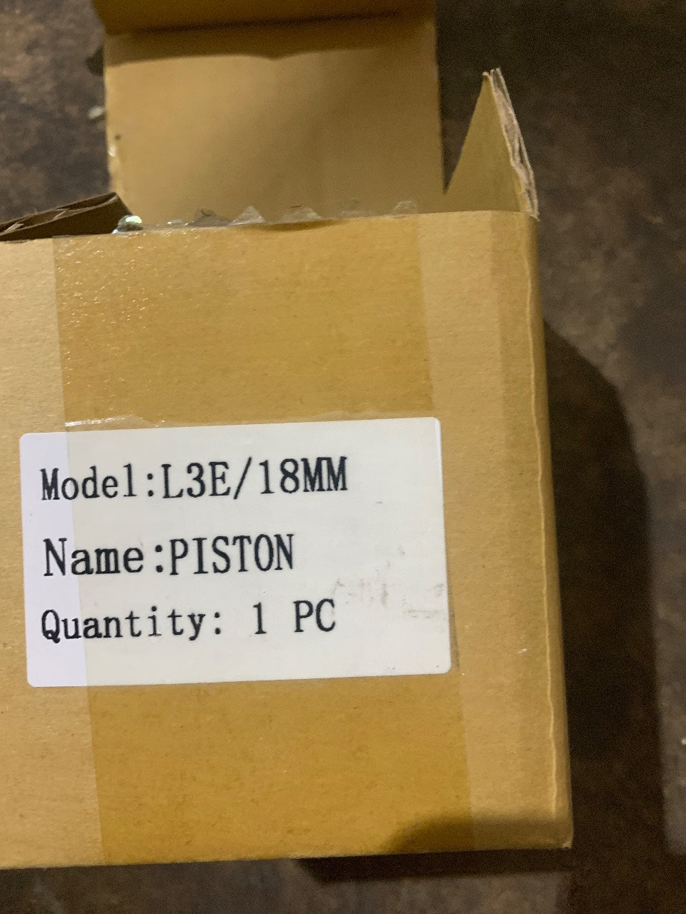 Mitsubishi L3E Piston with 18mm Wrist Pin - New