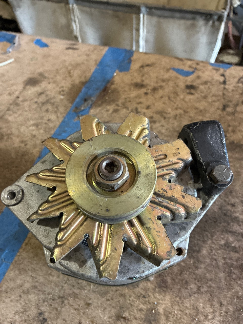 SAE J1171 Marine Alternator 12V with Adjustment Bracket - Used