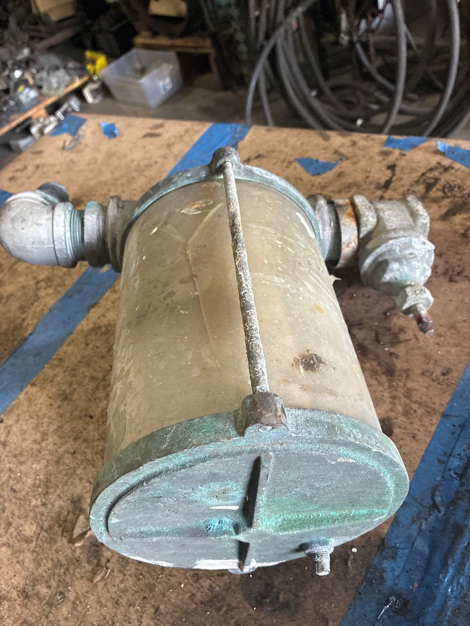 Perko 493 Series Bronze Raw Water Sea Strainer with Glass Bowl - Used