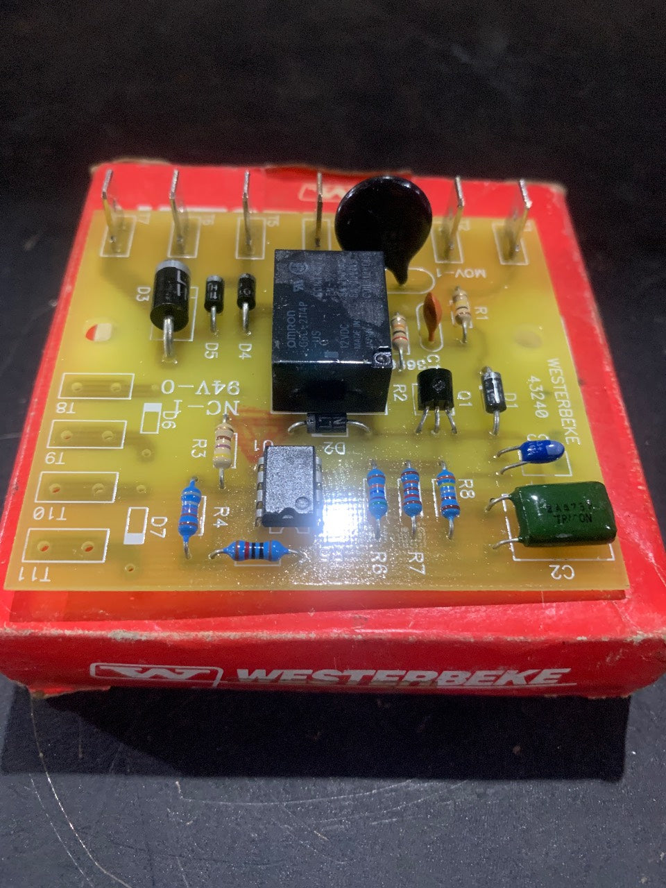Westerbeke 43240 Shutdown Overspeed Control Board for Marine Generator - New