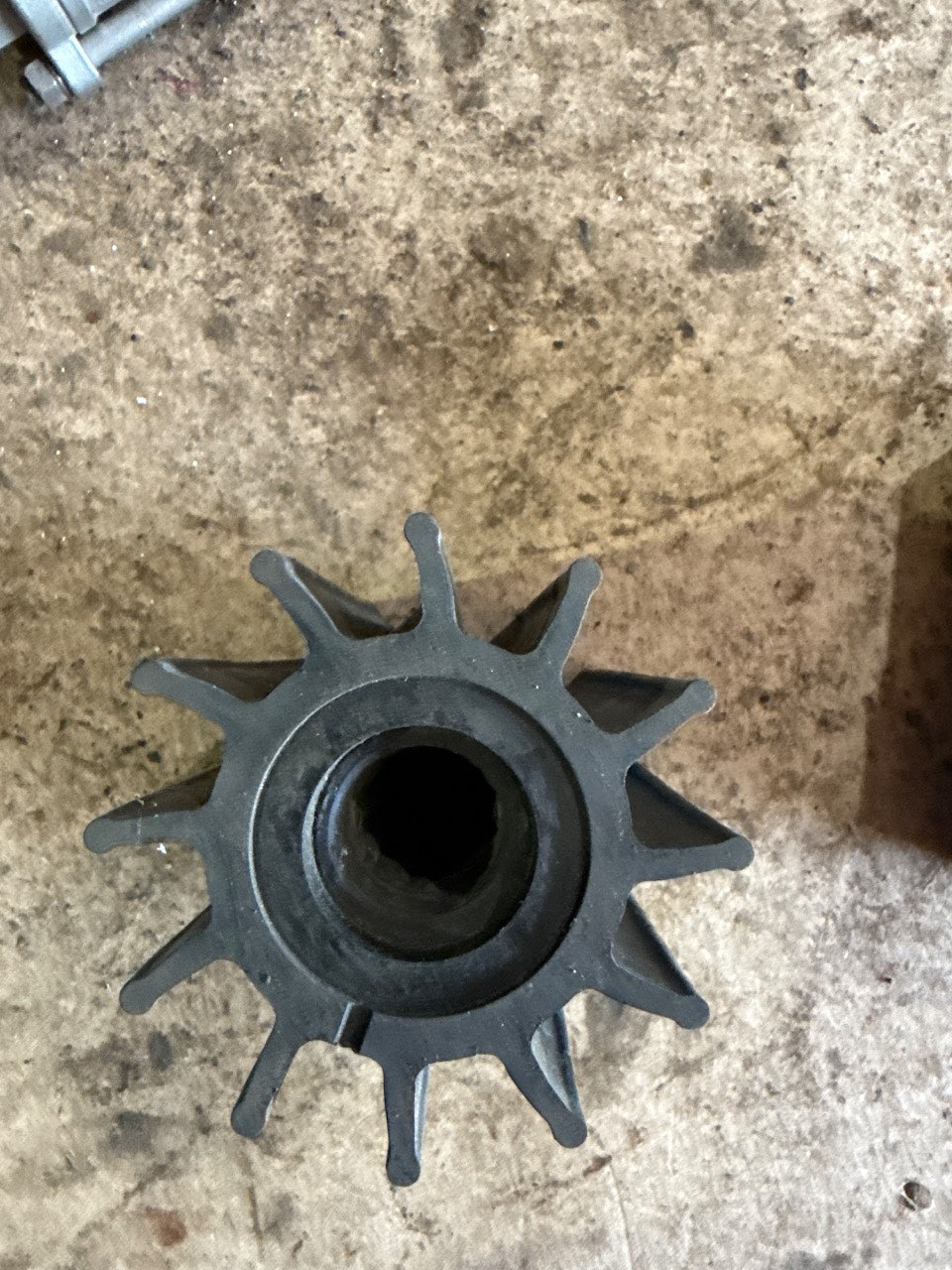 Johnson Pump 12-Blade Neoprene Flexible Impeller - Raw Water Pump - Used