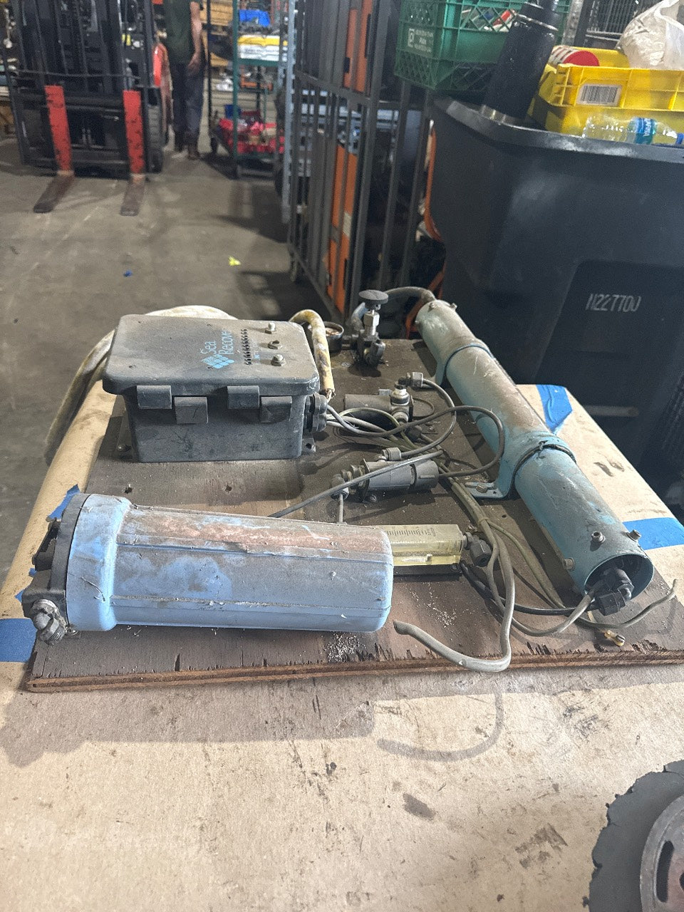 Sea Recovery Marine Watermaker System with Salinity Controller, RO Membrane Vessel, Pre-Filter & High-Pressure Regulator - Used
