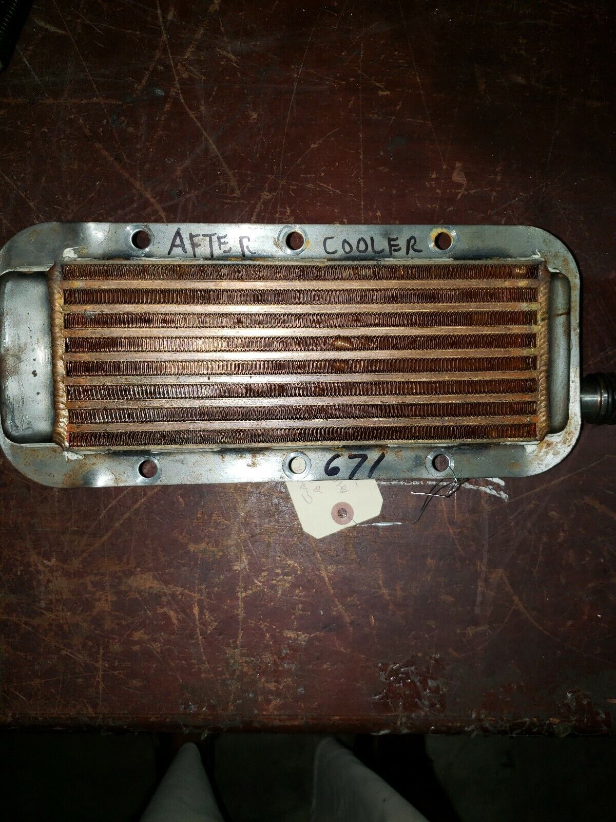 GARRETT AFTERCOOLER FOR DETROIT DIESEL 6-71 469010-1 USED