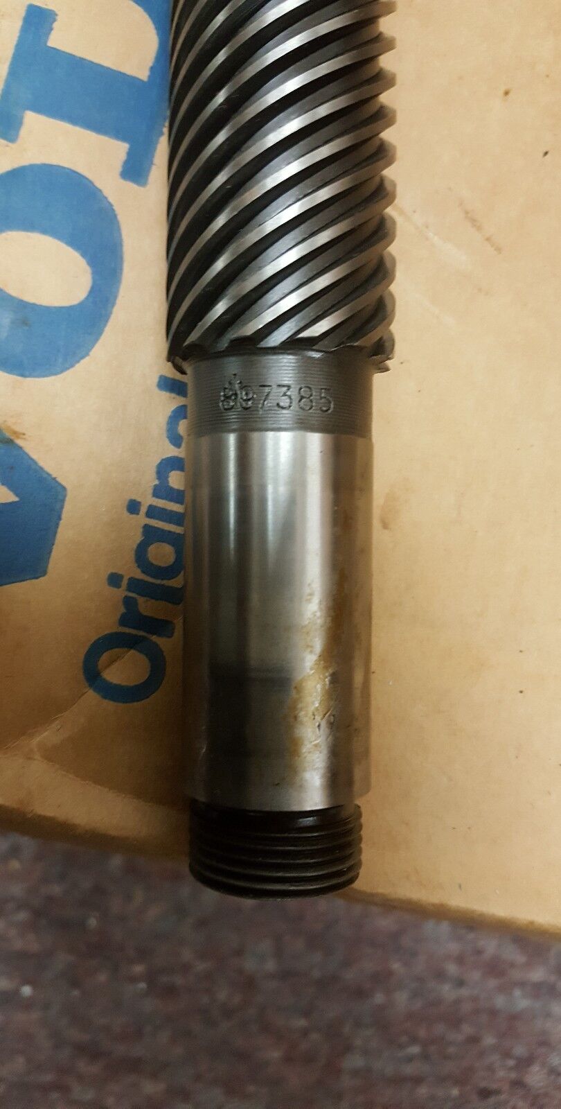 Volvo Penta Drive Shaft For Cone Clutch # 897385 USED