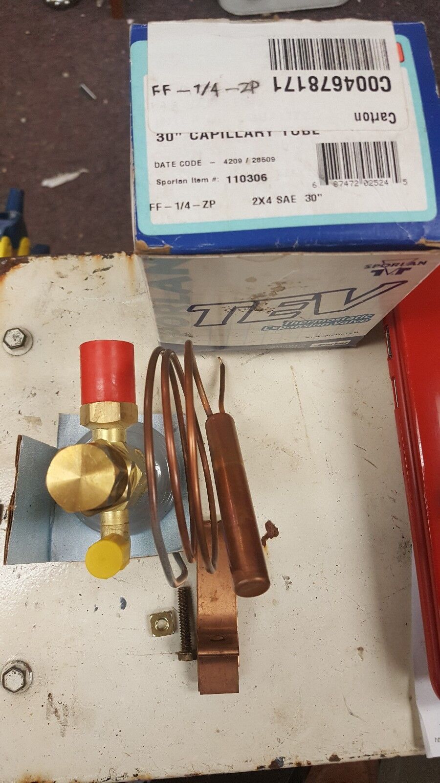 SPORLAN THERMOSTATIC EXPANSION VALVE # 110306 " NEW "