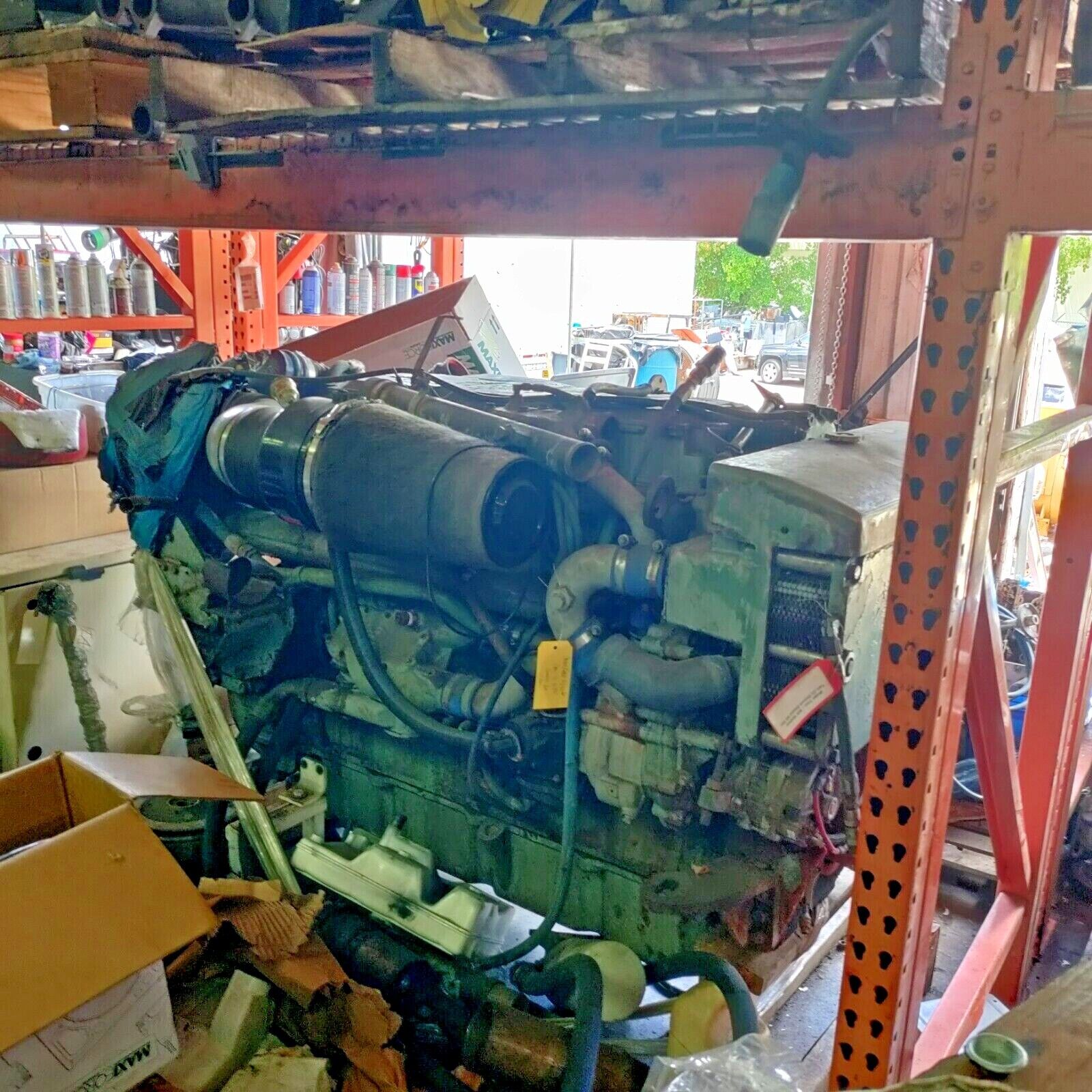 DETROIT DIESEL SERIES 60 MARINE DIESEL ENGINE 14 LITRE BOBTAIL USED 640 HP.
