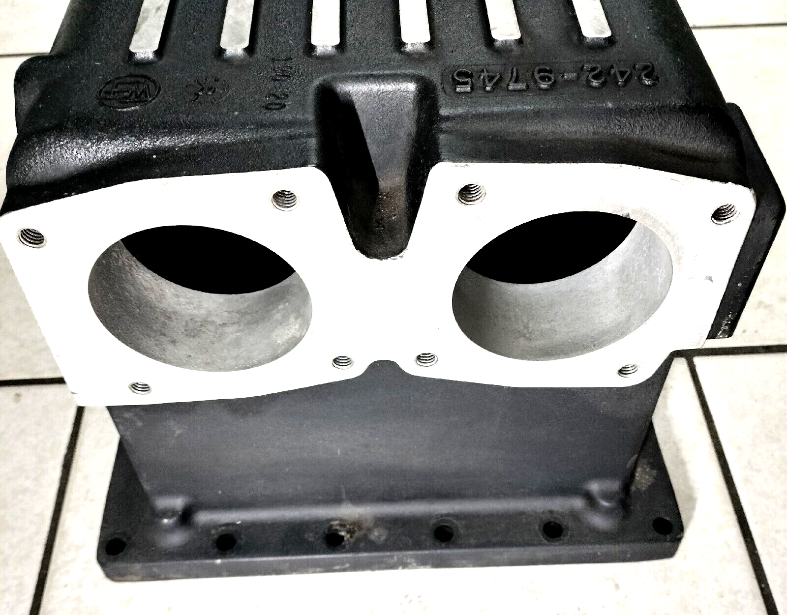 242-9745, CATERPILLAR C-30 / C32 AFTER COOLER HOUSING - IN EXCELLENT CONDITION