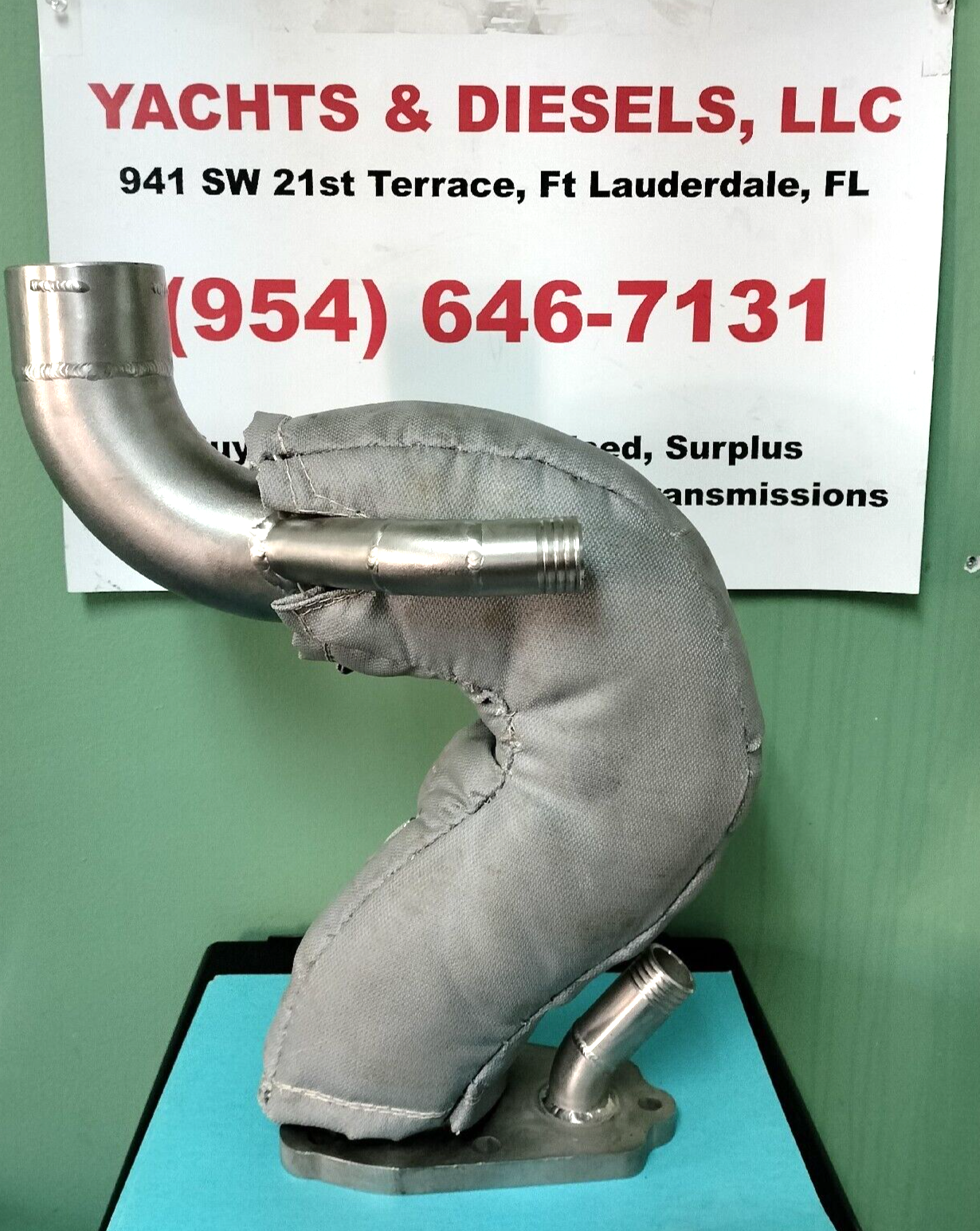 YANMAR STAINLESS STEEL WET EXHAUST REPLACEMENT ( SEE DESCRIPTION FOR PART #'S )