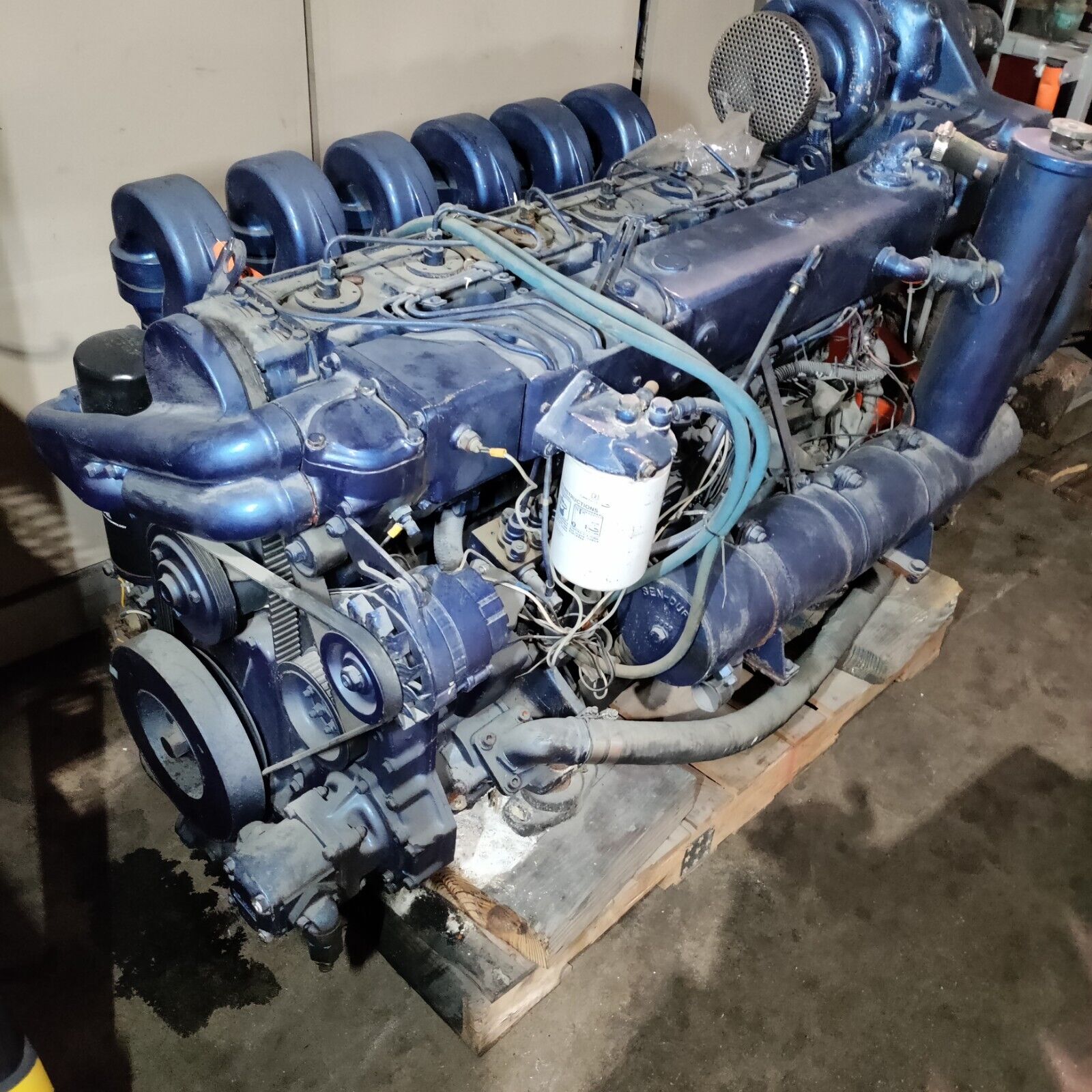 SEATEK 6 CYLINDER 9.10 LITER TURBOCHARGED- AFTER COOLED DIESEL MARINE ENGINE