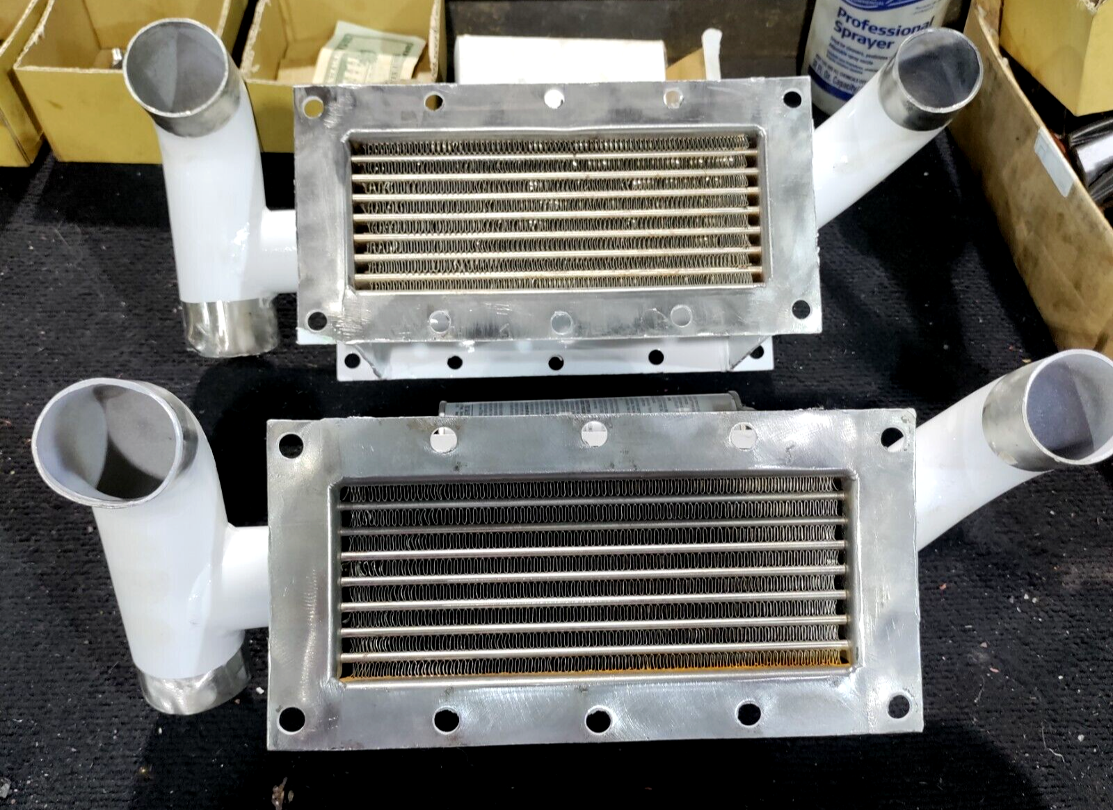 DETROIT DIESEL INTERCOOLER 8V71/92 P/N 8542182, 23506671 S/S, CUPRONICKEL CORE