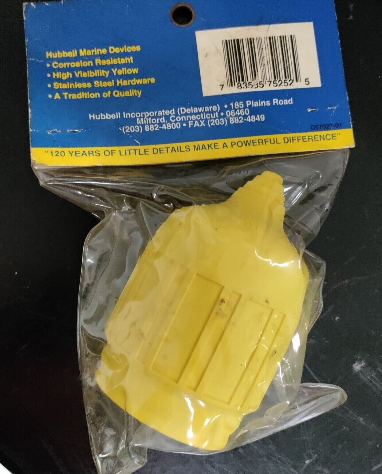 HUBBELL, HBL60CM31, 30 AMP SHORT SEAL TITE, SHORE POWER COVER, NEW w/ FREE SHIP