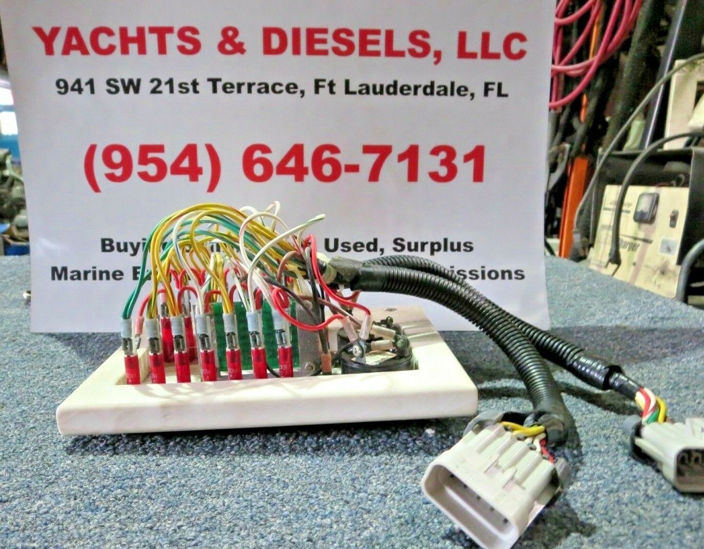 CUSTOM ALARM PANEL / USED FOR MARINE GENERATORS OR MAIN PROPUSION ENGINES